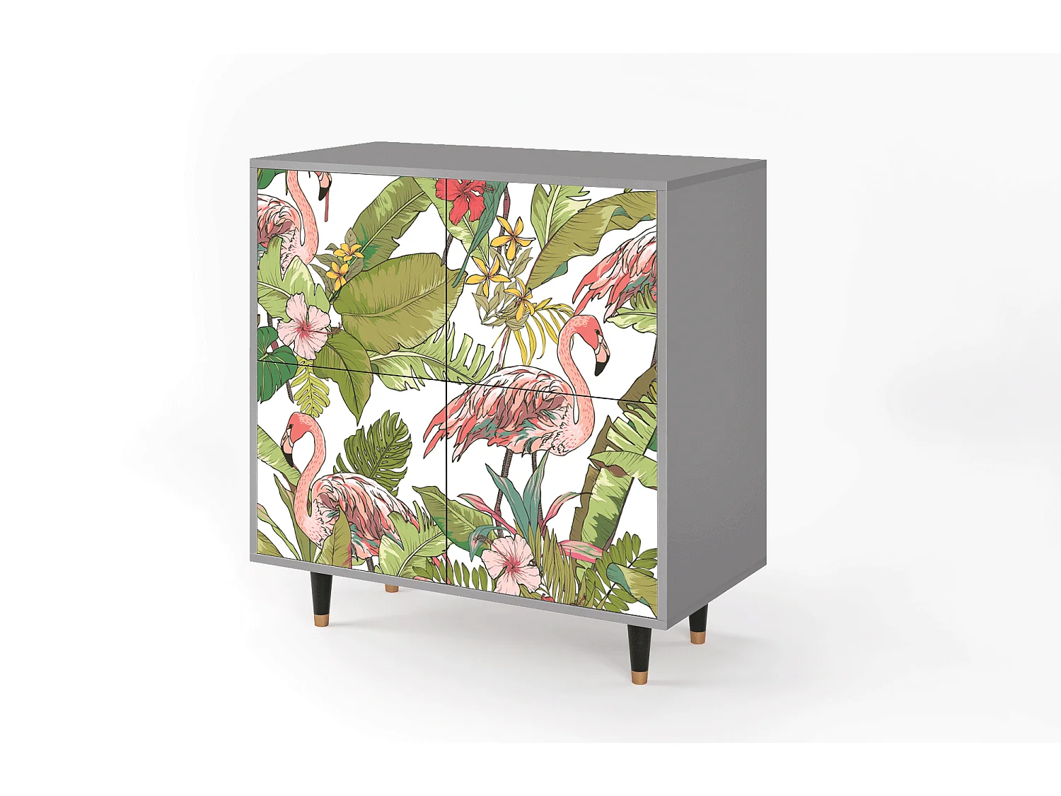 Buffet - 94x96x48 cm - BS3 - Sweet Flamingo, Gris
