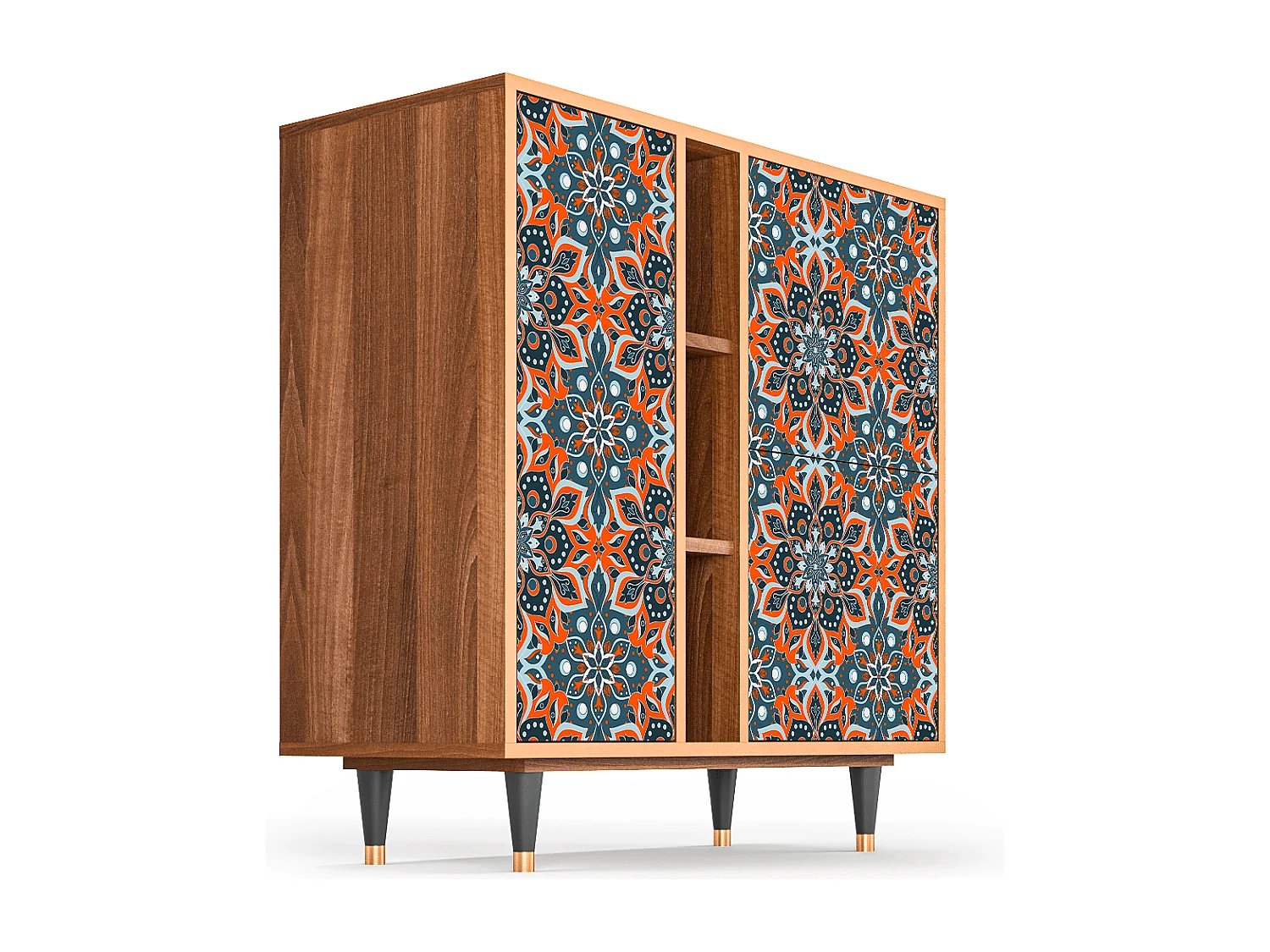 Credenza - 94х96х41 cm - BS5 - Fire Beetle, Noce