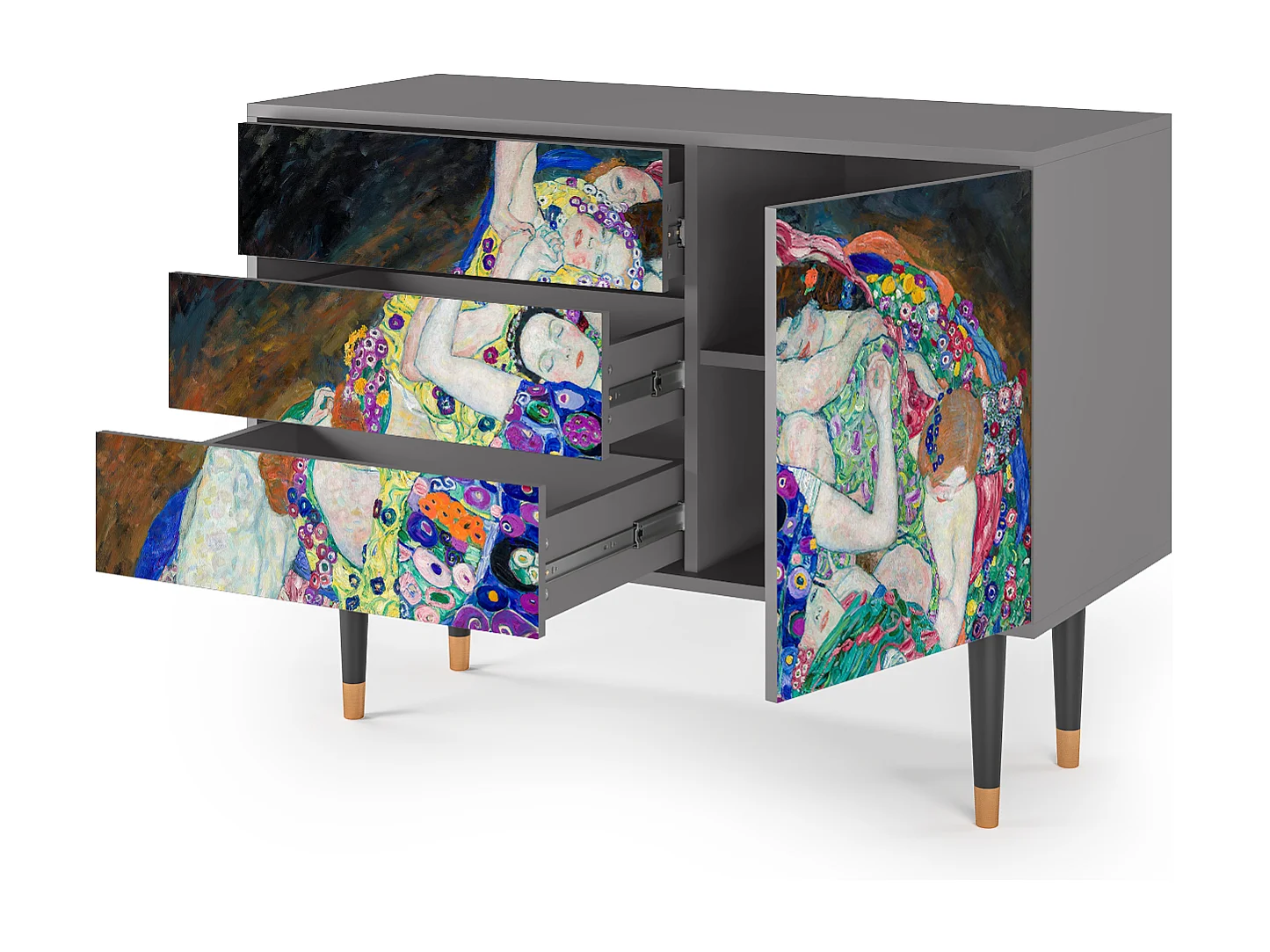 Dressoir - 115х84х41 cm - S3 - View of the Piazza, Grijs