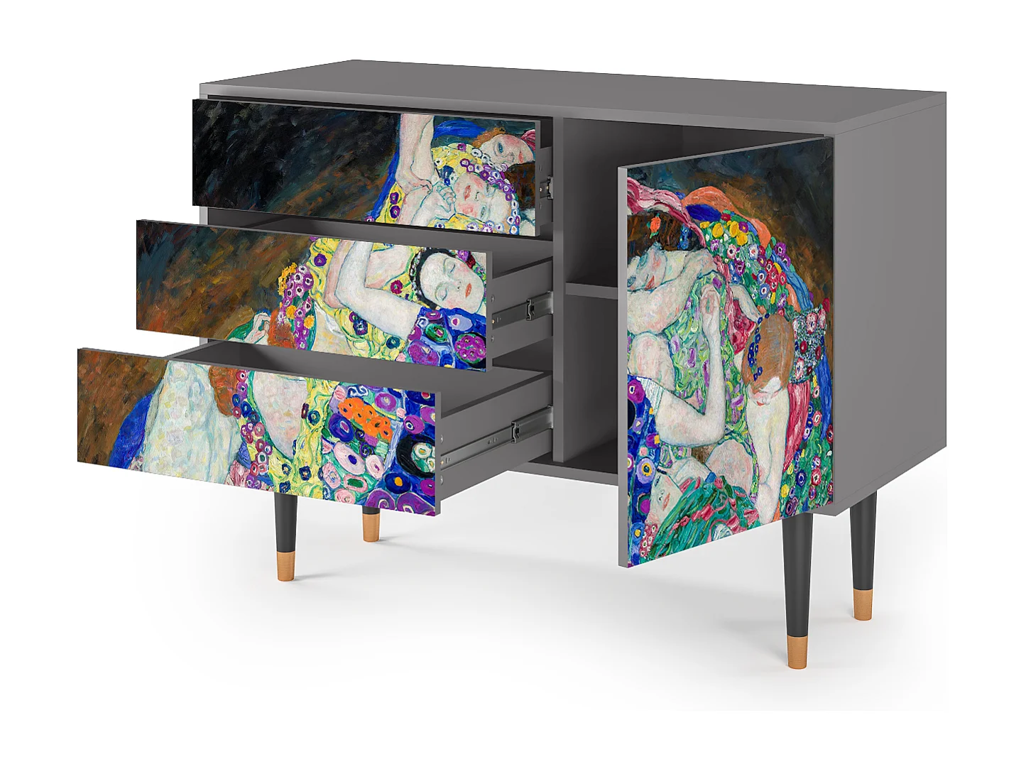 Credenza - 115х84х41 cm - S3 - View of the Piazza, Grigio