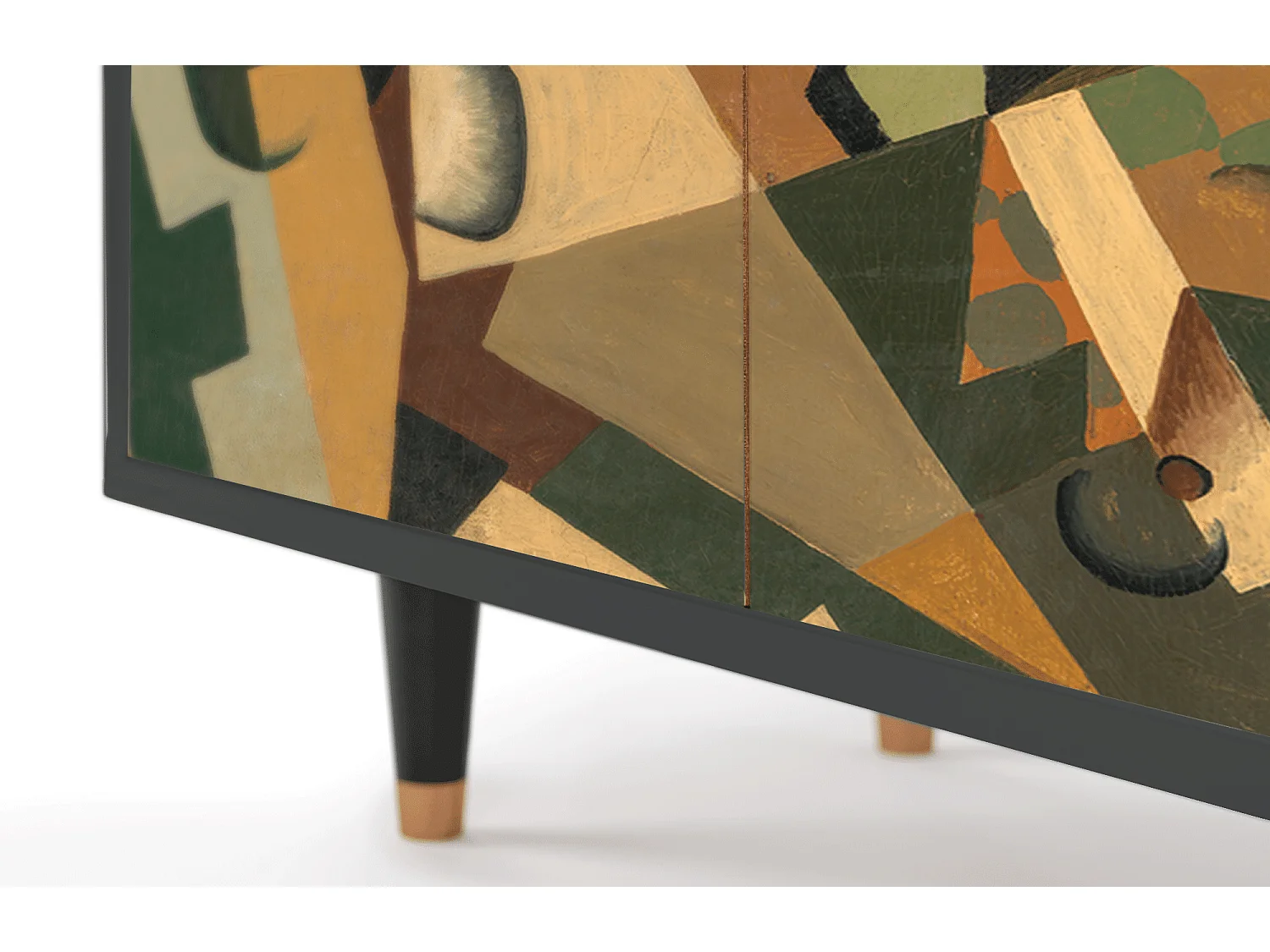 Credenza - 94x96x48 cm - BS3 - Glass and Checkerboard, Antracite