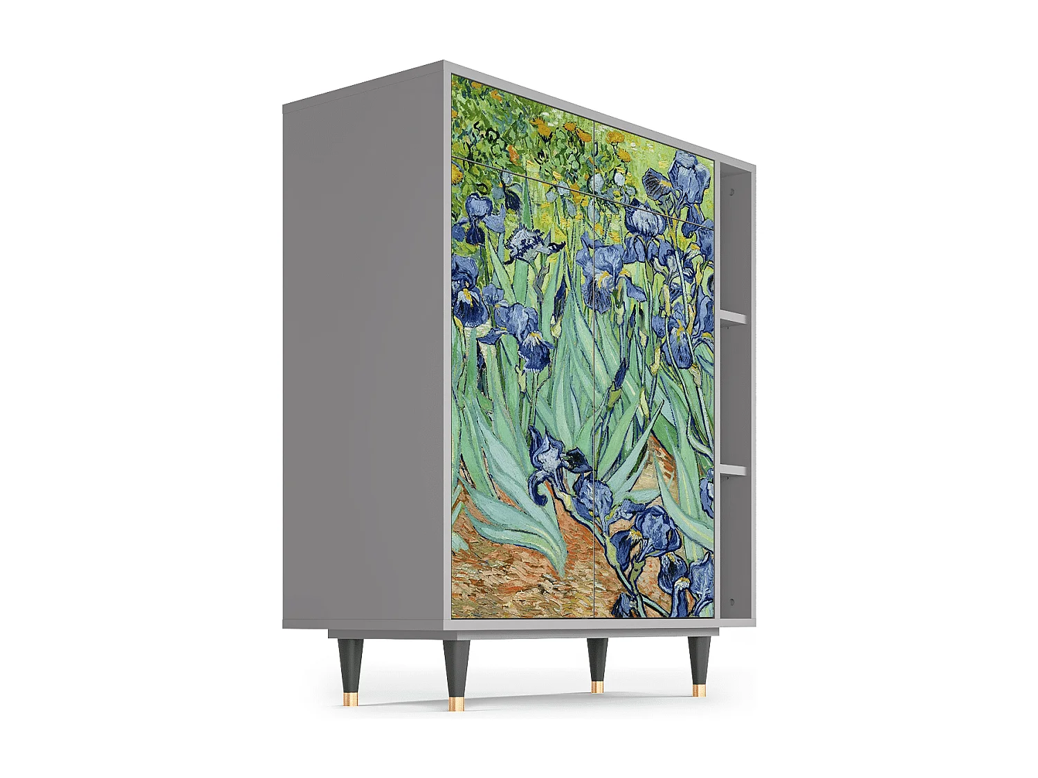 Buffet - 96х110х41 cm - BS6 - Irises , Gris