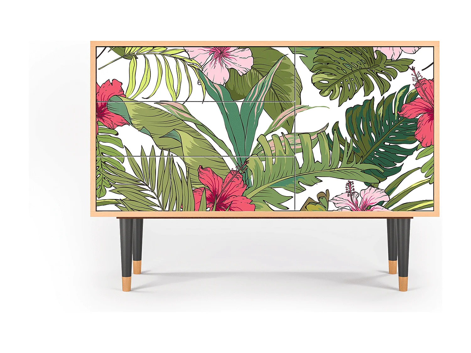 Credenza - 115х84х41 cm - S3 - Verdant Tropics, Noce