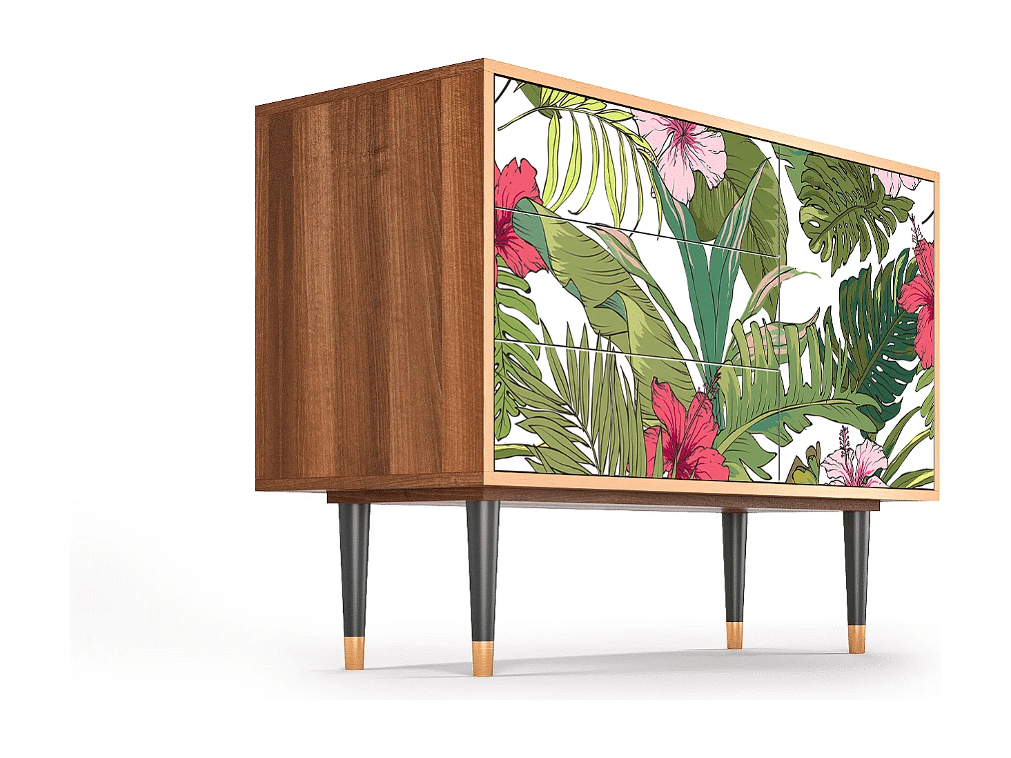 Credenza - 115х84х41 cm - S3 - Verdant Tropics, Noce