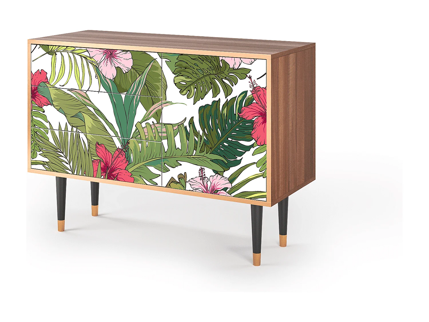 Credenza - 115х84х41 cm - S3 - Verdant Tropics, Noce