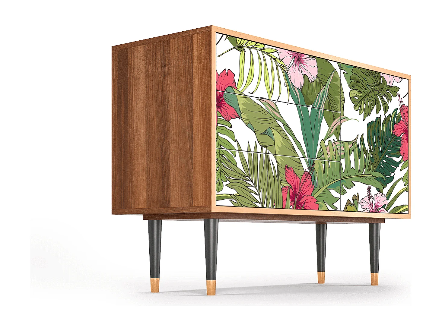 Credenza - 115х84х41 cm - S3 - Verdant Tropics, Noce