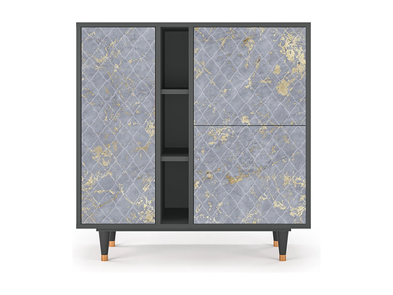 Aparador - 94х96х41 cm - BS5 - Golden Smoke, Antracite