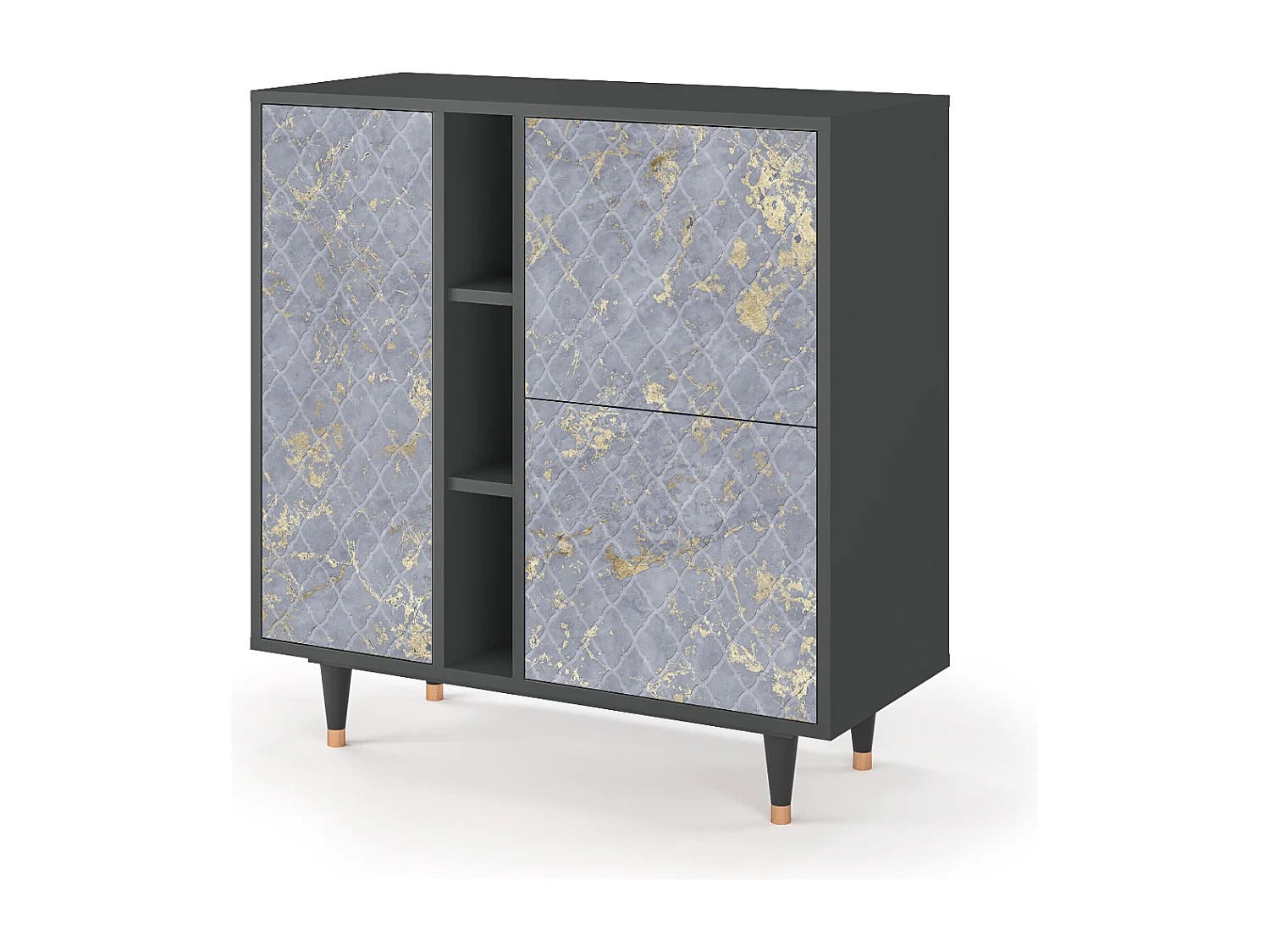 Aparador - 94х96х41 cm - BS5 - Golden Smoke, Antracite