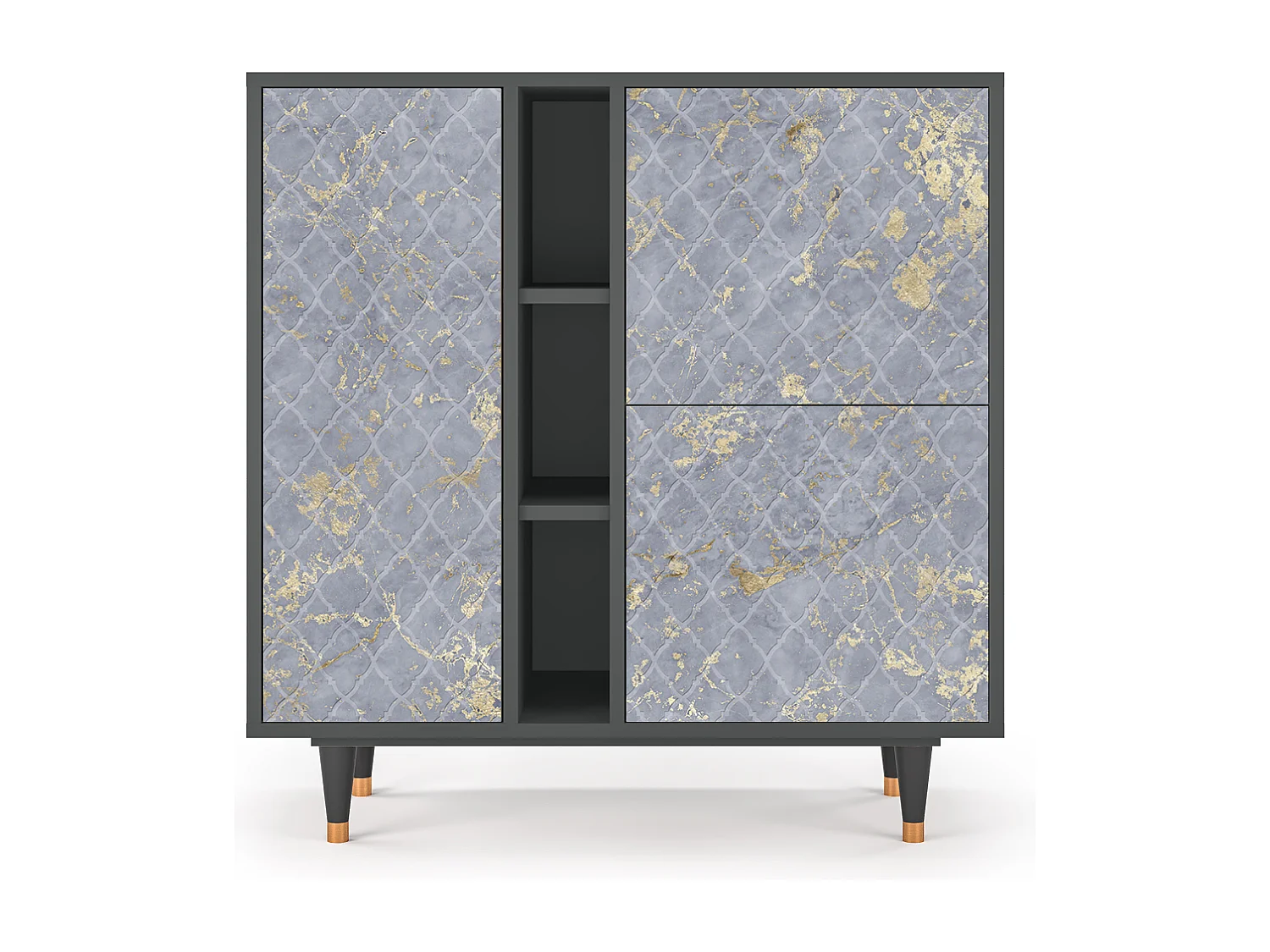 Aparador - 94х96х41 cm - BS5 - Golden Smoke, Antracita