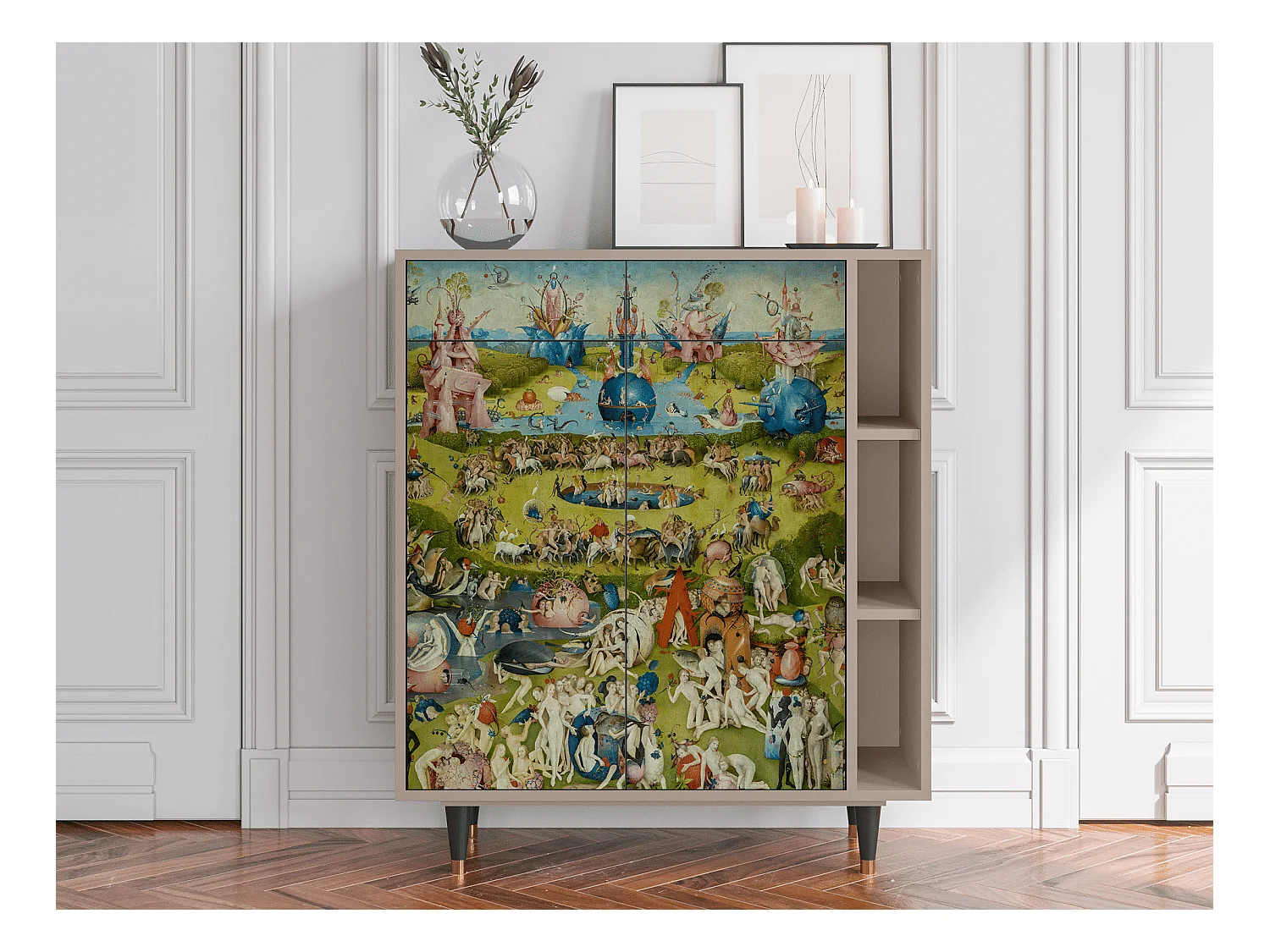 Credenza - 96х110х41 cm - BS6 - The Garden 2 by Bosch, Latte