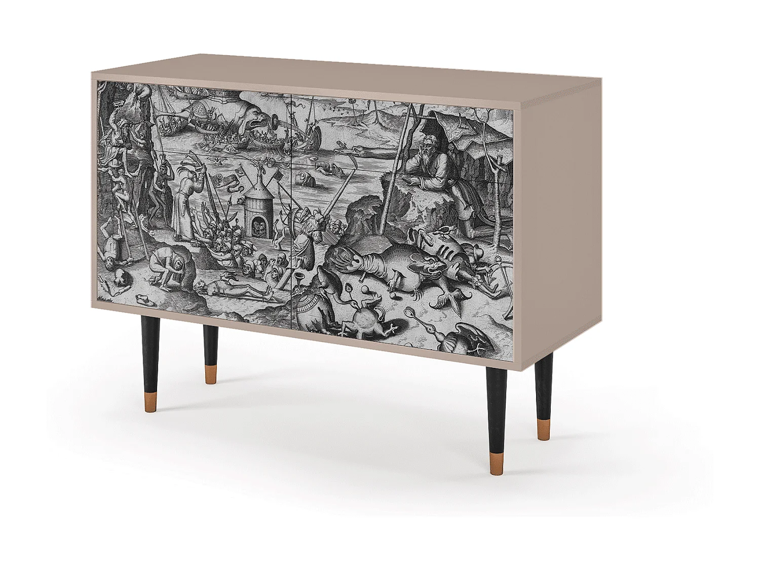 Kredens - 115x85x48 cm - BS4 - The Temptation, Latte