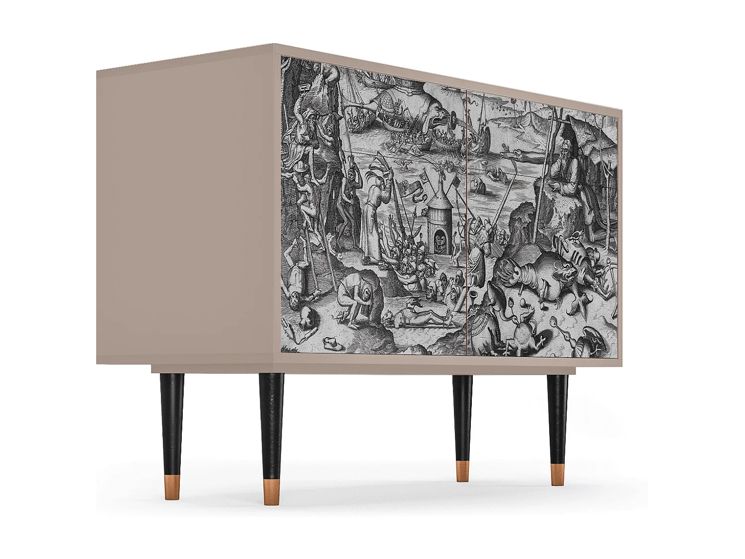 Kredens - 115x85x48 cm - BS4 - The Temptation, Latte