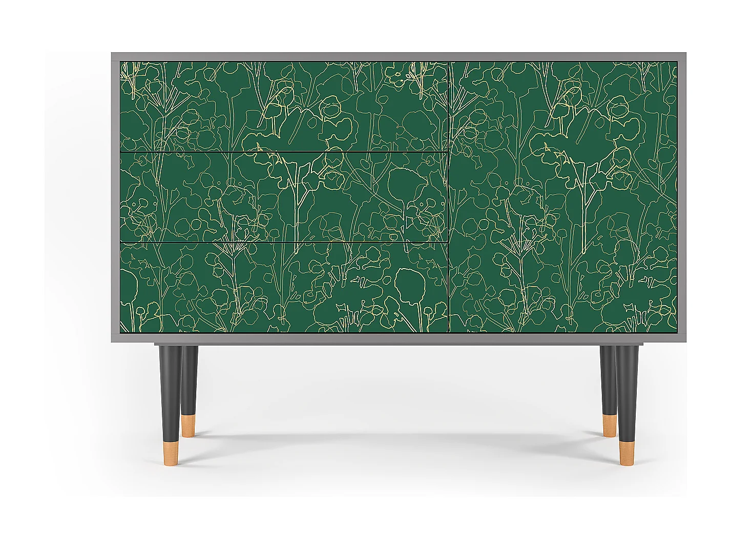 Buffet - 115х84х41 cm - S3 - Emerald Forest, Gris