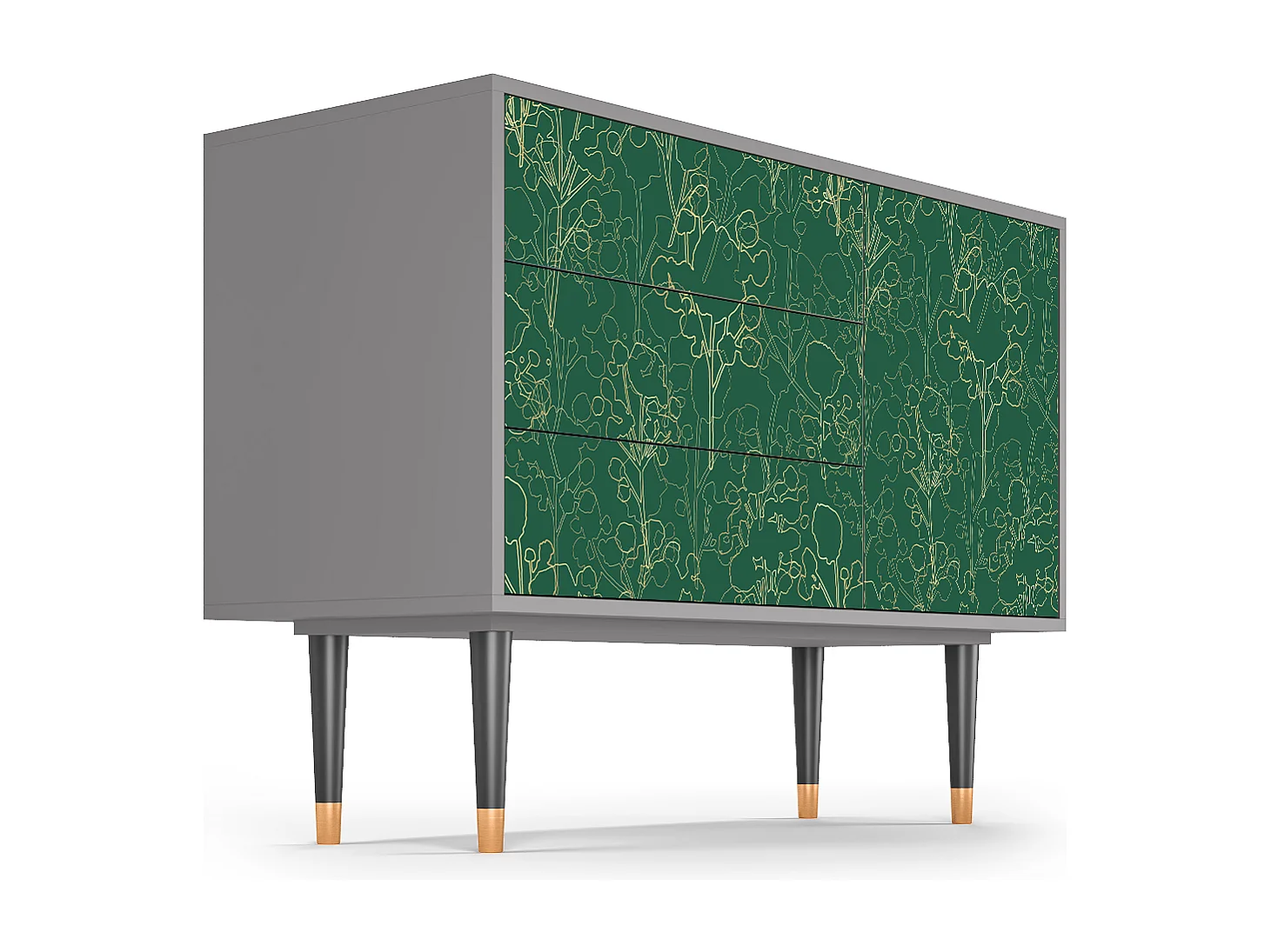 Buffet - 115х84х41 cm - S3 - Emerald Forest, Gris