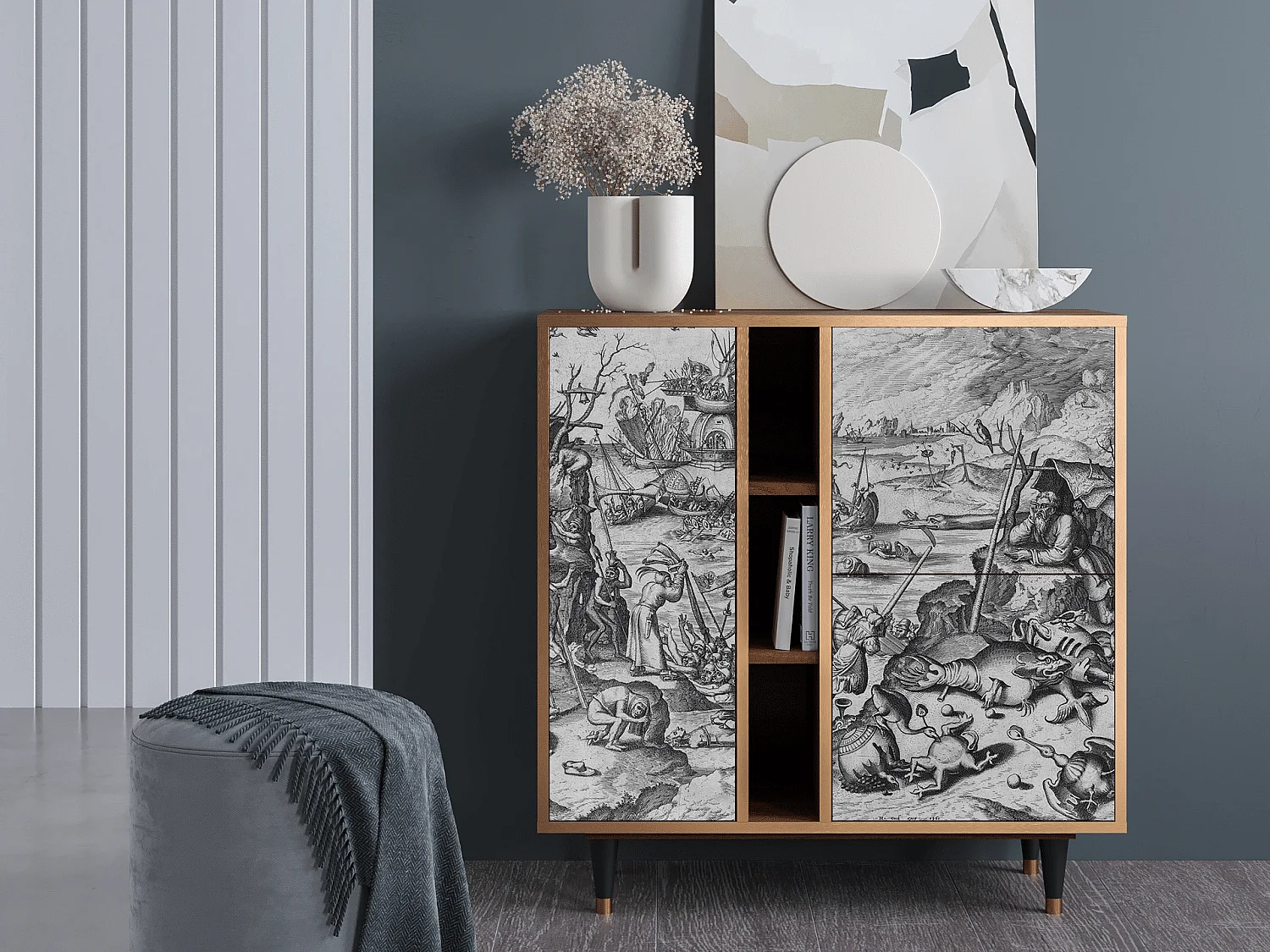 Buffet - 94х96х41 cm - BS5 - The Temptation, Noyer