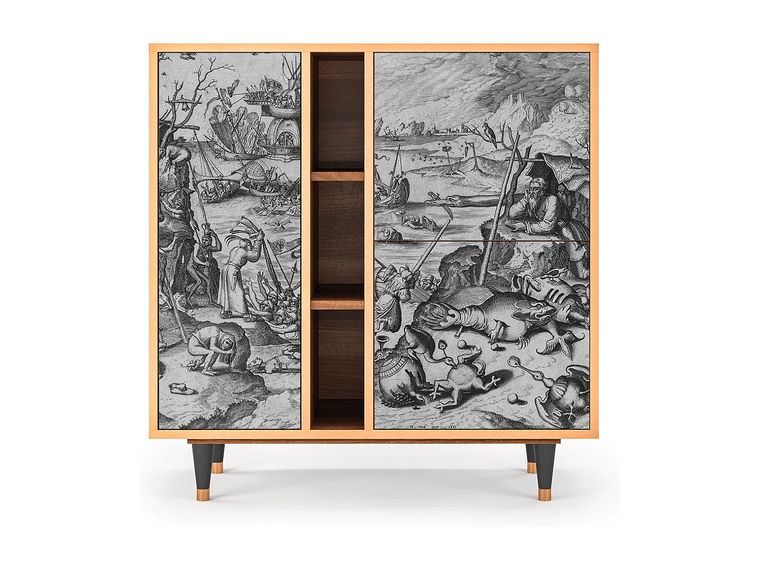 Buffet - 94х96х41 cm - BS5 - The Temptation, Noyer