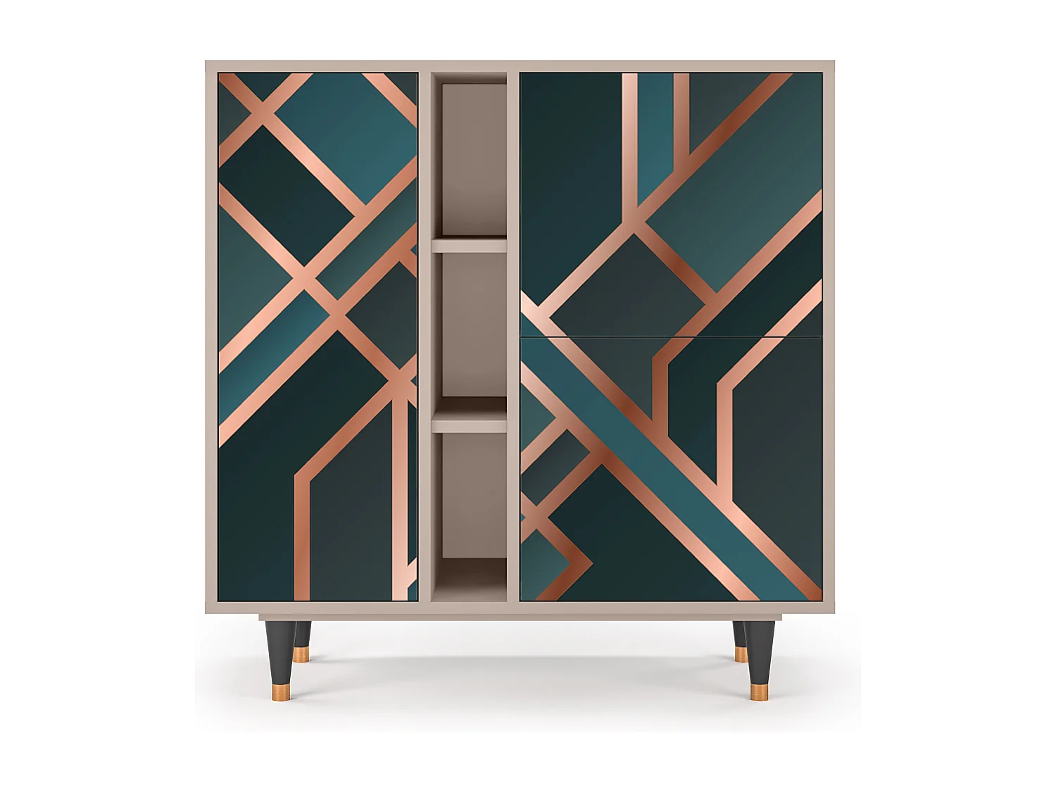 Buffet - 94х96х41 cm - BS5 - Bronze Crossroad, Latte