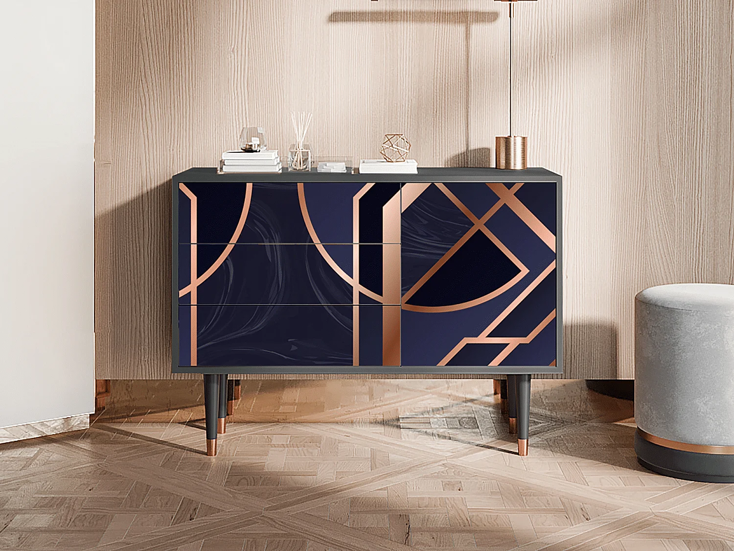 Buffet - 115х84х41 cm - S3 - Purple Temple, Anthracite