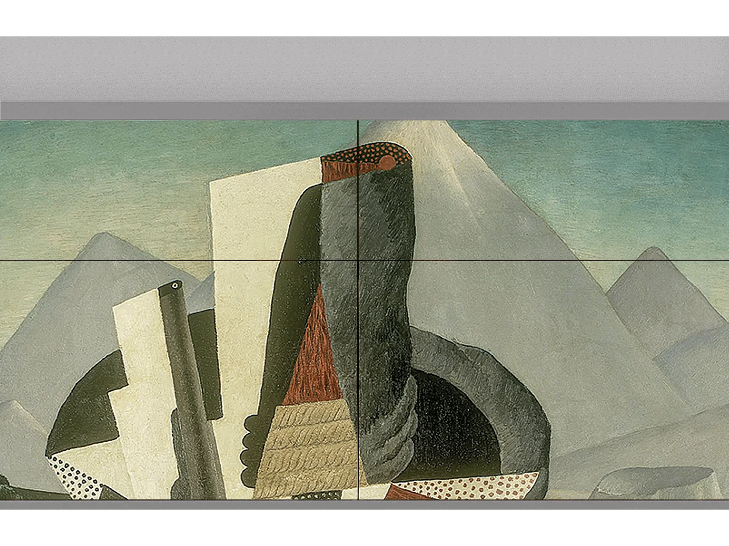 Dressoir - 115x85x48 cm - BS4 - The Cubist Paintings , Grijs