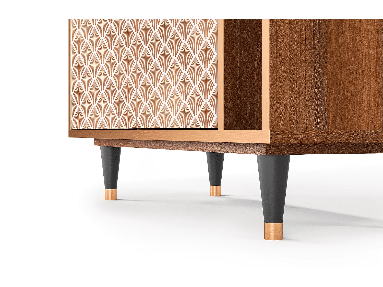 Credenza - 96х110х41 cm - BS6 - Pastel Sunrise, Noce