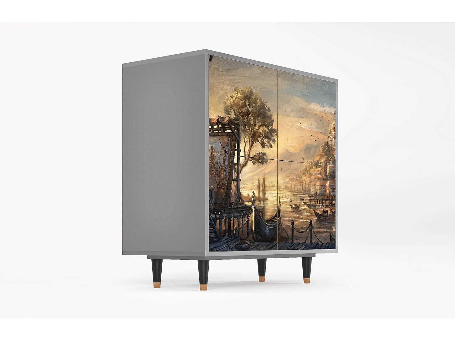 Credenza - 94x96x48 cm - BS3 - Venice, Grigio