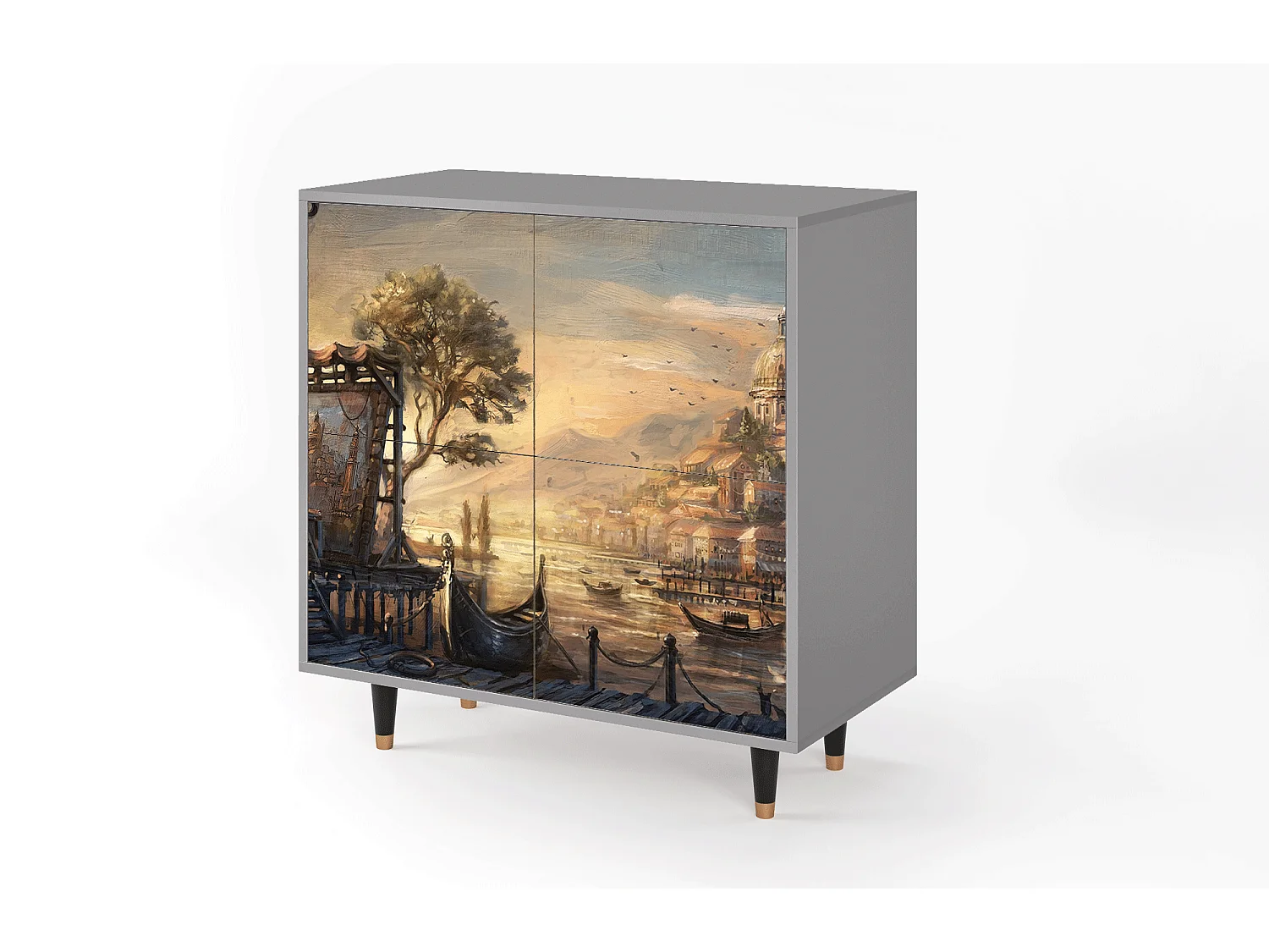Buffet - 94x96x48 cm - BS3 - Venice, Gris
