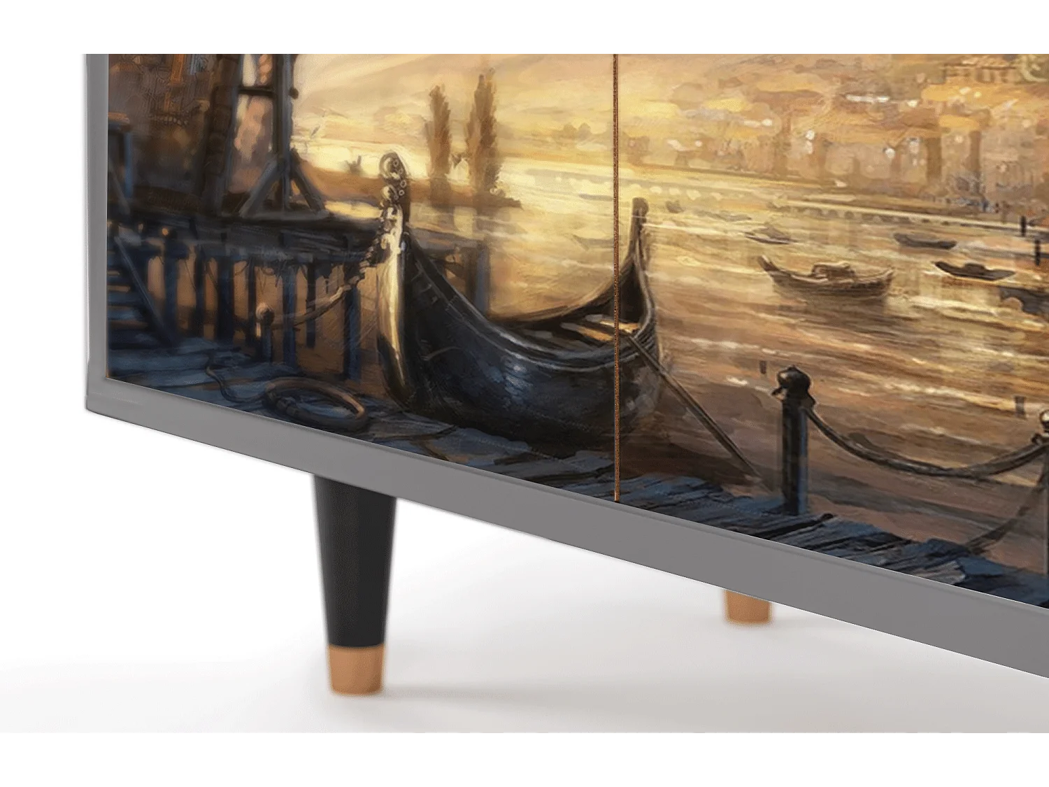 Buffet - 94x96x48 cm - BS3 - Venice, Gris