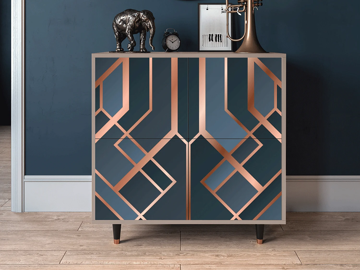 Dressoir - 94x96x48 cm - BS3 - Ashy 1920', Latte