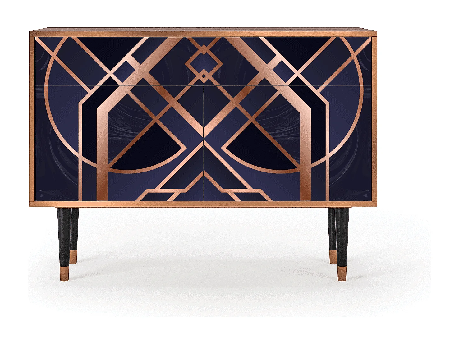 Sideboard - 115x85x48 cm - BS4 - Purple Temple, Walnuss