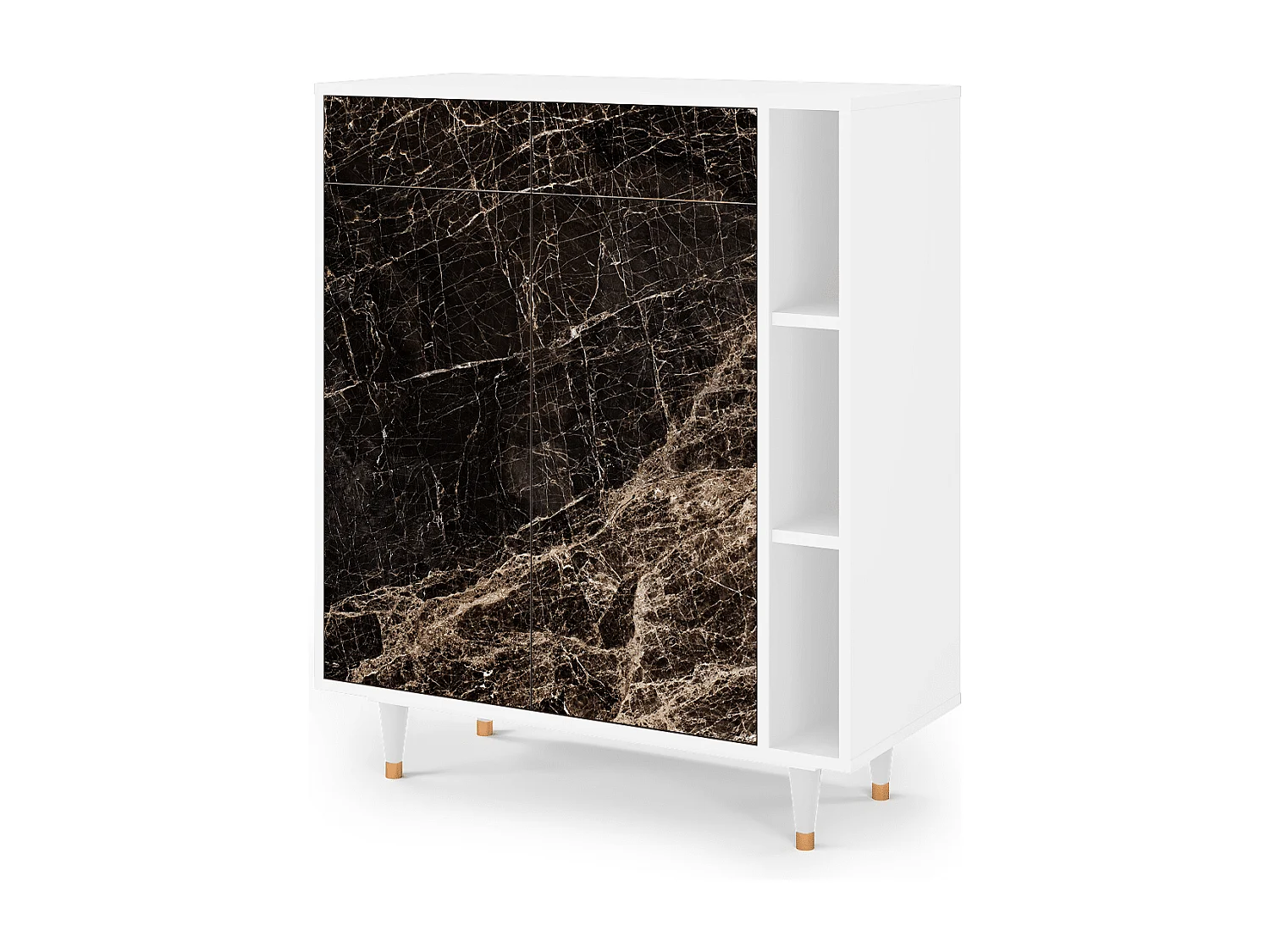 Aparador - 96х110х41 cm - BS6 - Night Abyss, Branco