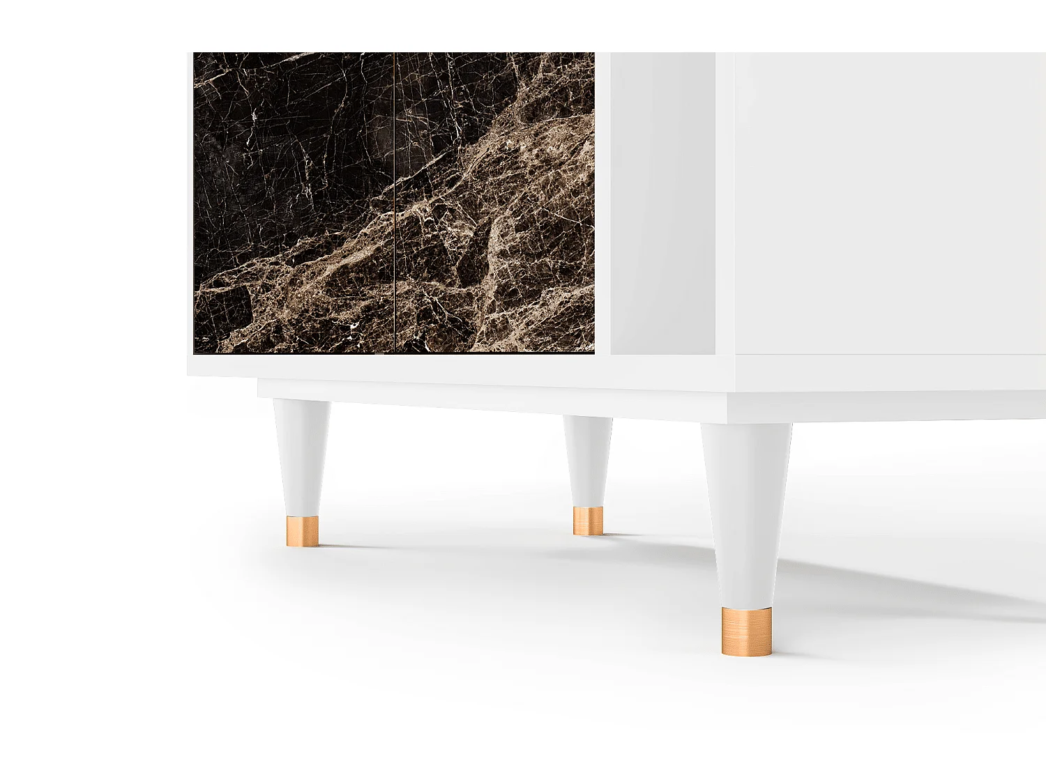 Aparador - 96х110х41 cm - BS6 - Night Abyss, Branco