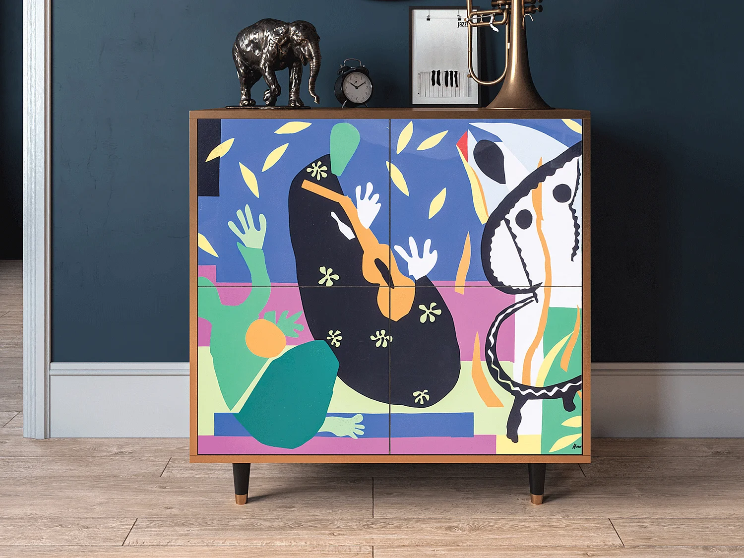 Aparador - 94x96x48 cm - BS3 - La Tristesse du Roi, Nogal