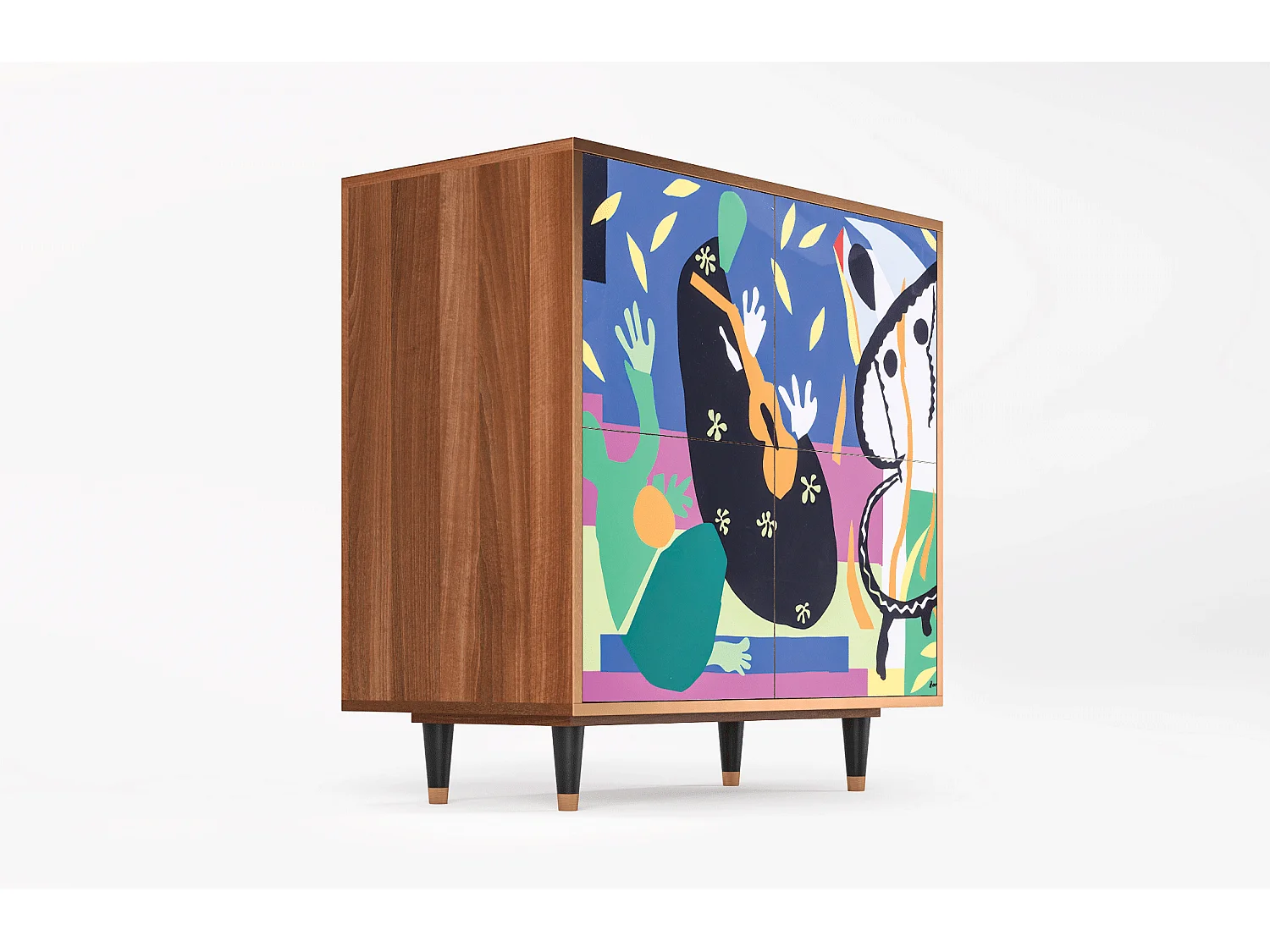 Buffet - 94x96x48 cm - BS3 - La Tristesse du Roi, Noyer