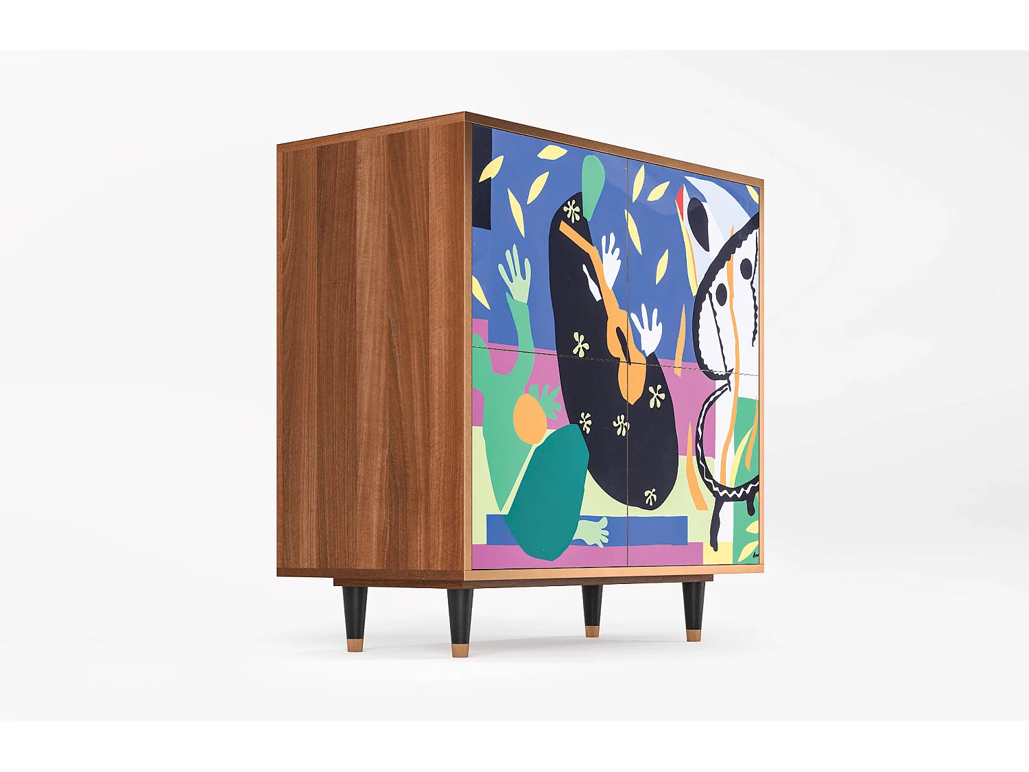 Buffet - 94x96x48 cm - BS3 - La Tristesse du Roi, Noyer