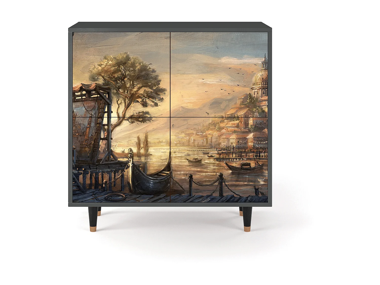 Credenza - 94x96x48 cm - BS3 - Venice, Antracite