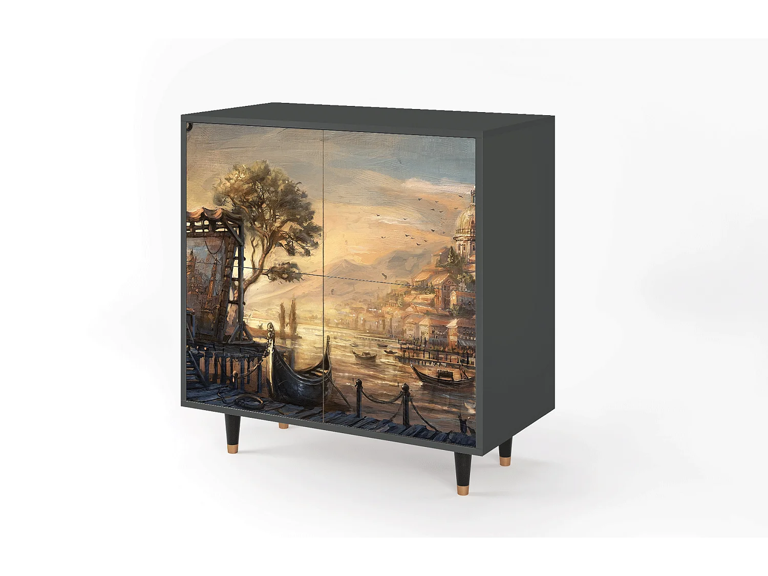 Buffet - 94x96x48 cm - BS3 - Venice, Anthracite