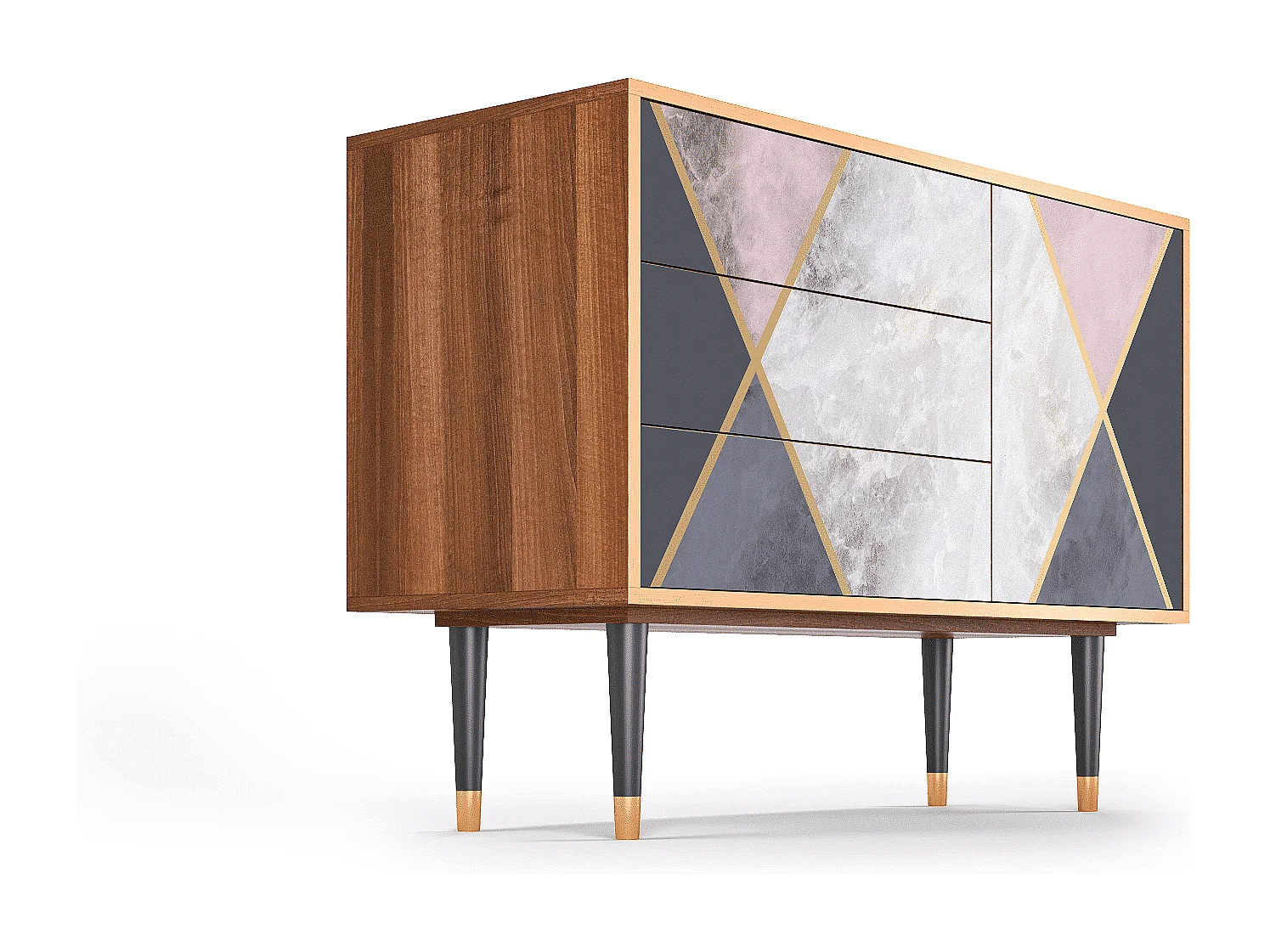 Credenza - 115х84х41 cm - S3 - Ideal Harmony, Noce