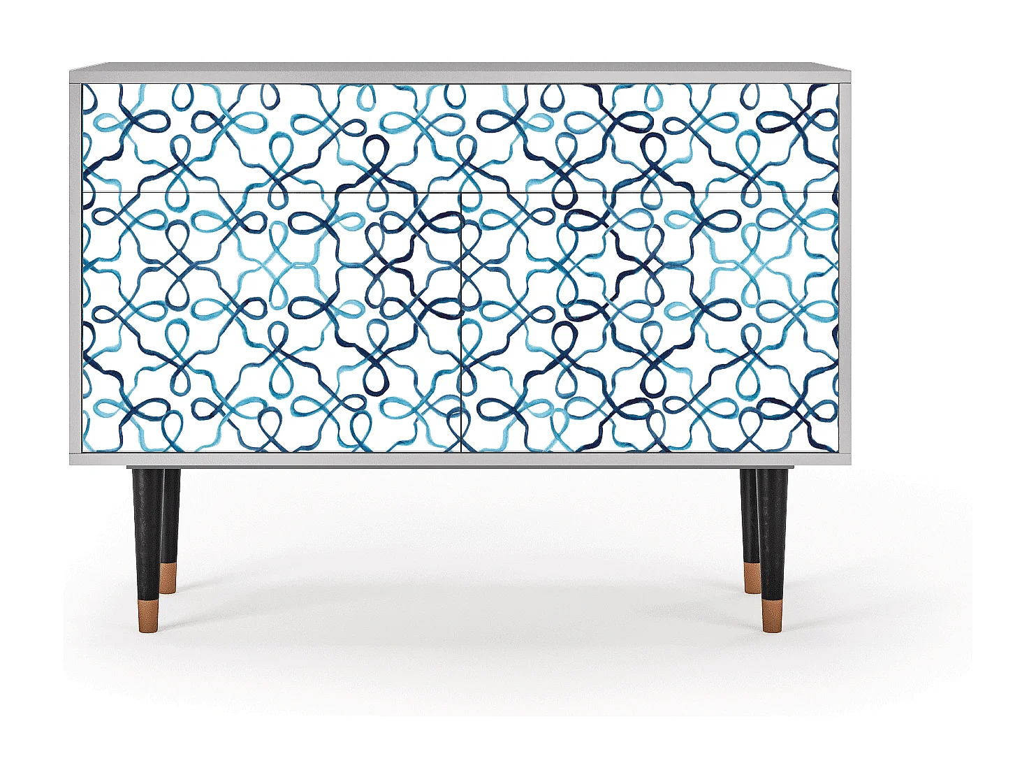 Dressoir - 115x85x48 cm - BS4 - Marine Strings, Grijs