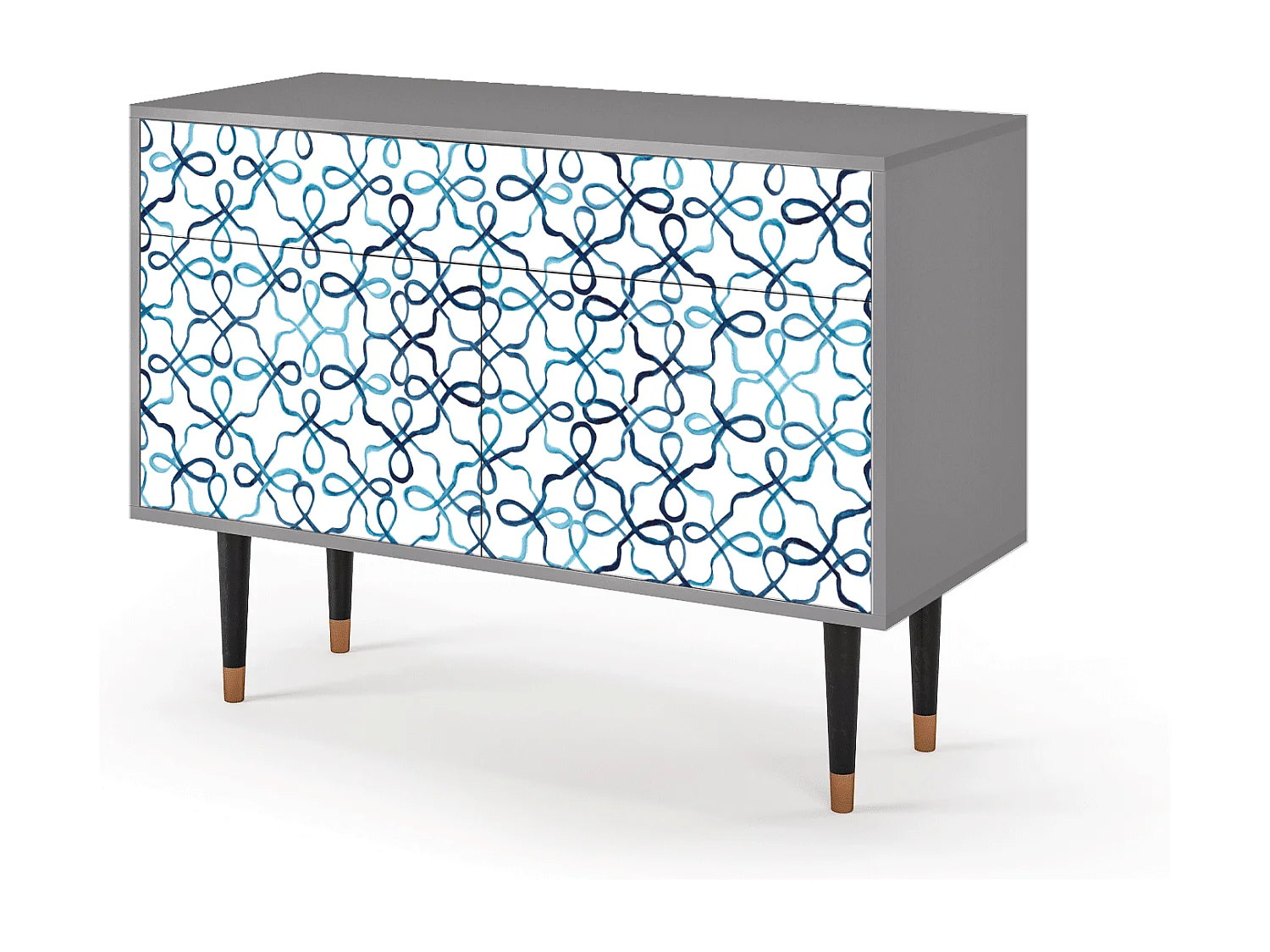 Dressoir - 115x85x48 cm - BS4 - Marine Strings, Grijs