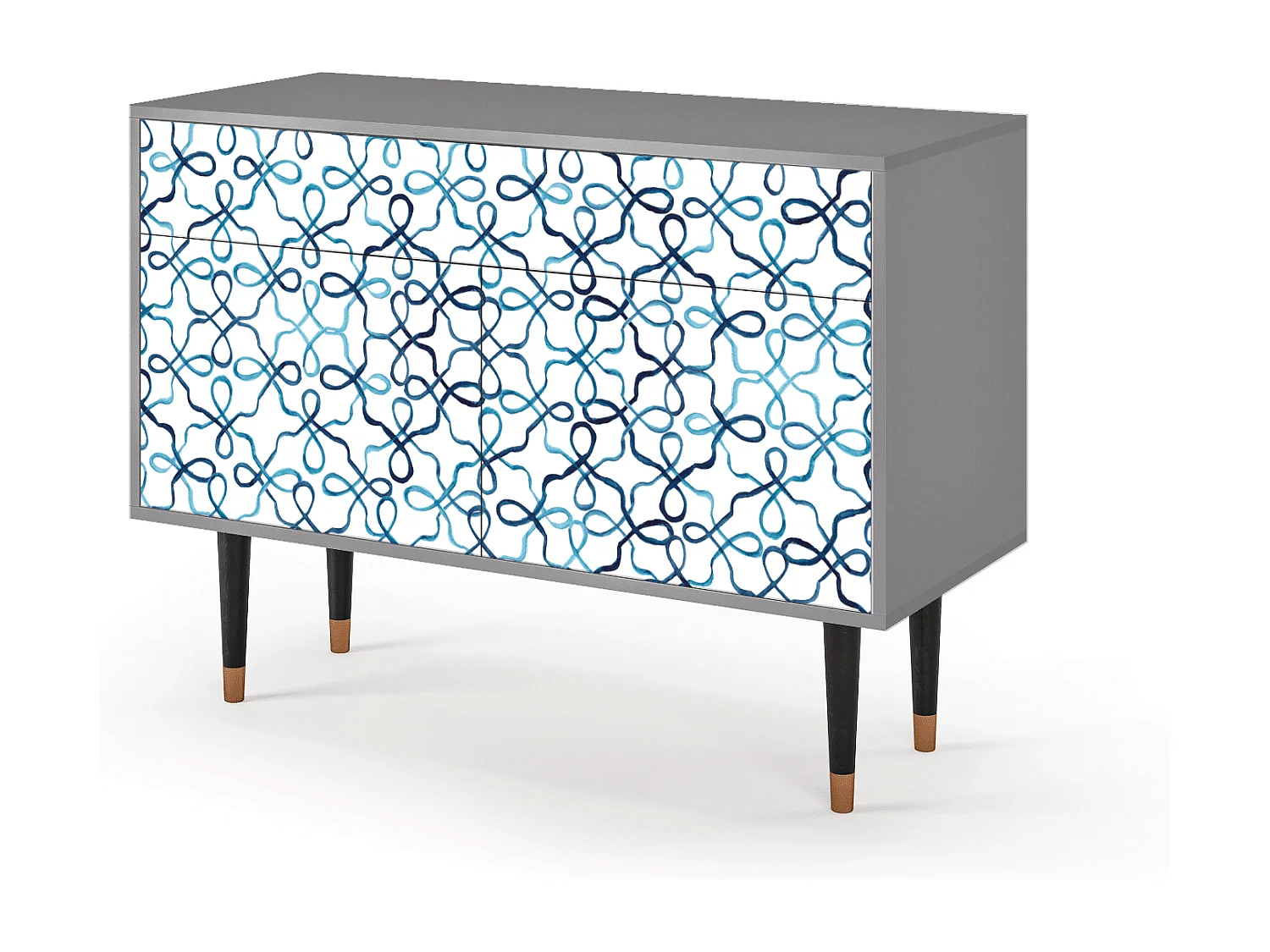 Credenza - 115x85x48 cm - BS4 - Marine Strings, Grigio