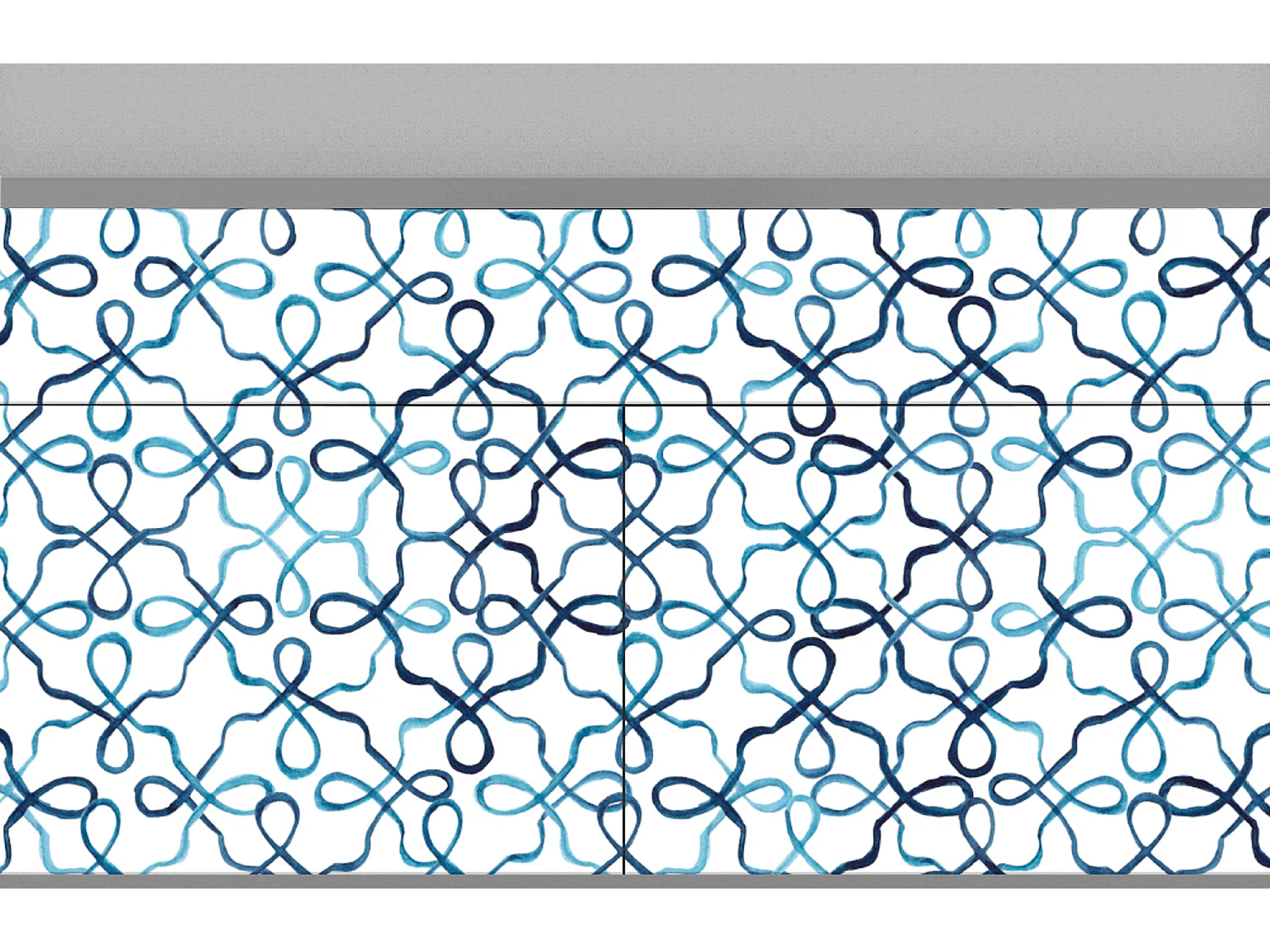 Credenza - 115x85x48 cm - BS4 - Marine Strings, Grigio