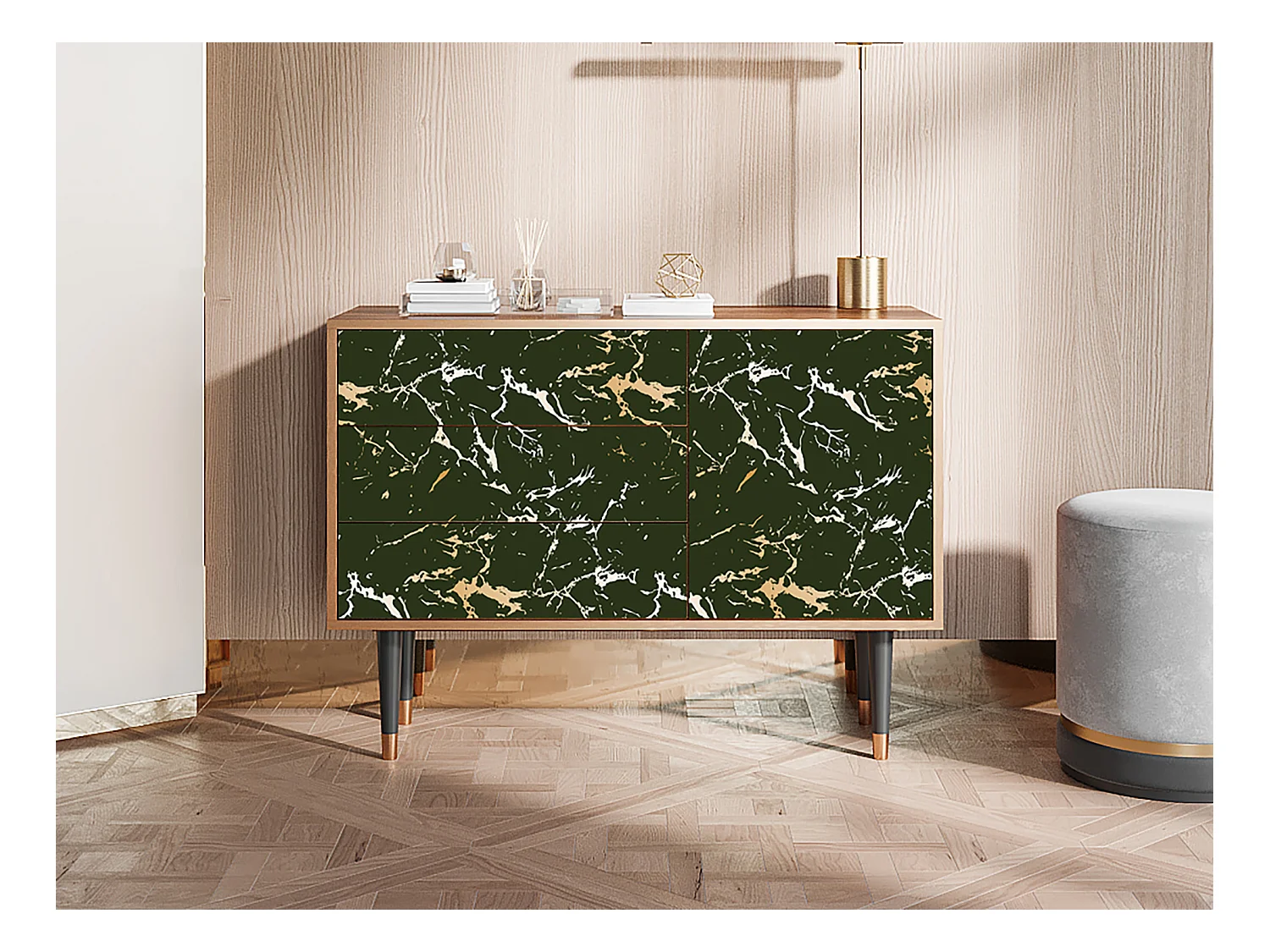 Buffet - 115х84х41 cm - S3 - Amazon Forest, Noyer