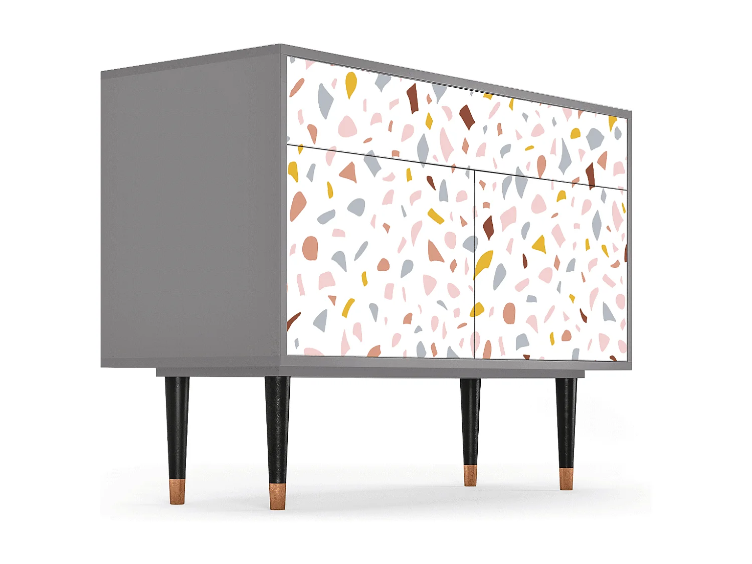 Dressoir - 115x85x48 cm - BS4 - Marmelade Cheese, Grijs