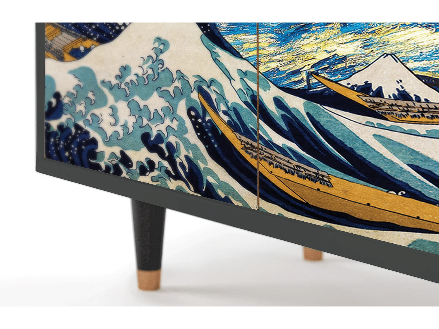 Buffet - 94x96x48 cm - BS3 - Great Wave, Anthracite