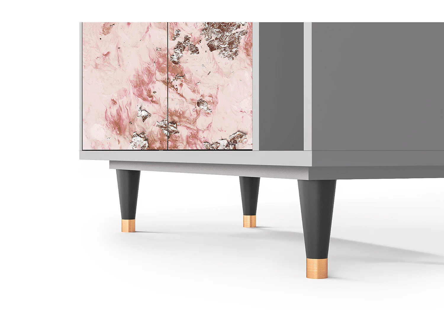 Credenza - 96х110х41 cm - BS6 - Cotton Candy, Grigio