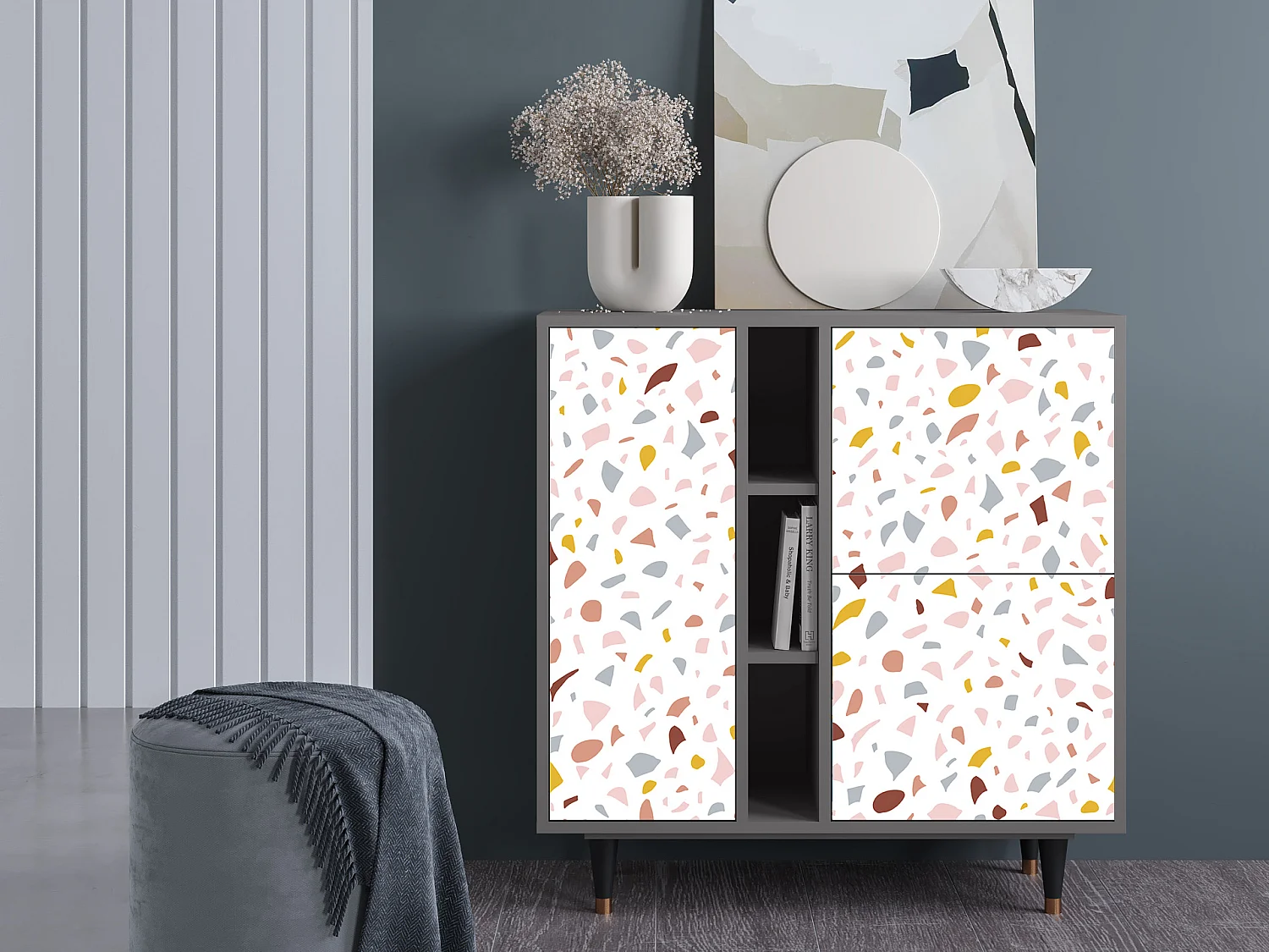 Buffet - 94х96х41 cm - BS5 - Marmelade Cheese, Gris