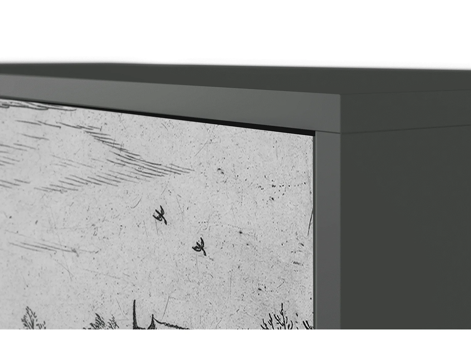 Buffet - 115х84х41 cm - S3 - Country Village, Anthracite