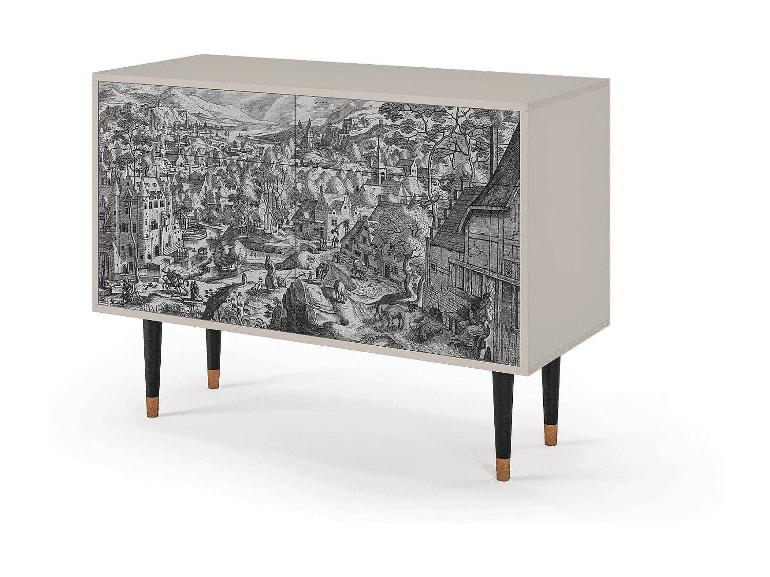 Buffet - 115x85x48 cm - BS4 - Bird Dropping, Sable