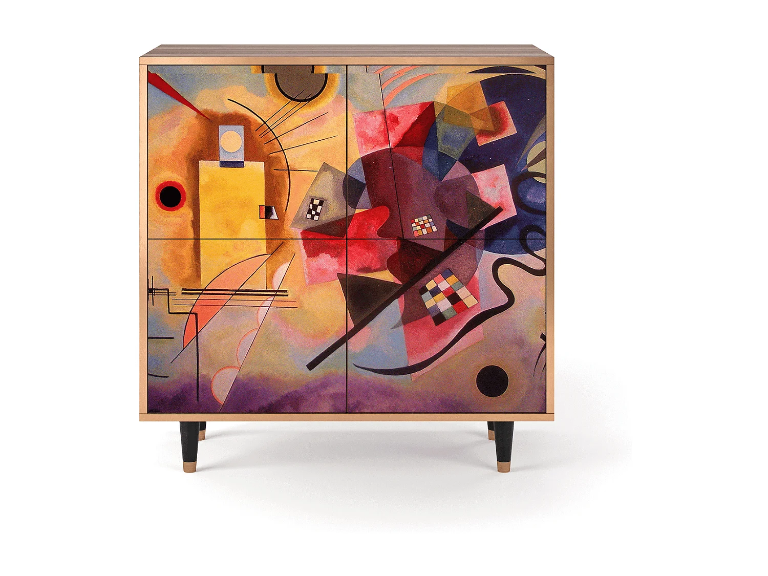 Buffet - 94x96x48 cm - BS3 - Modern Art, Noyer