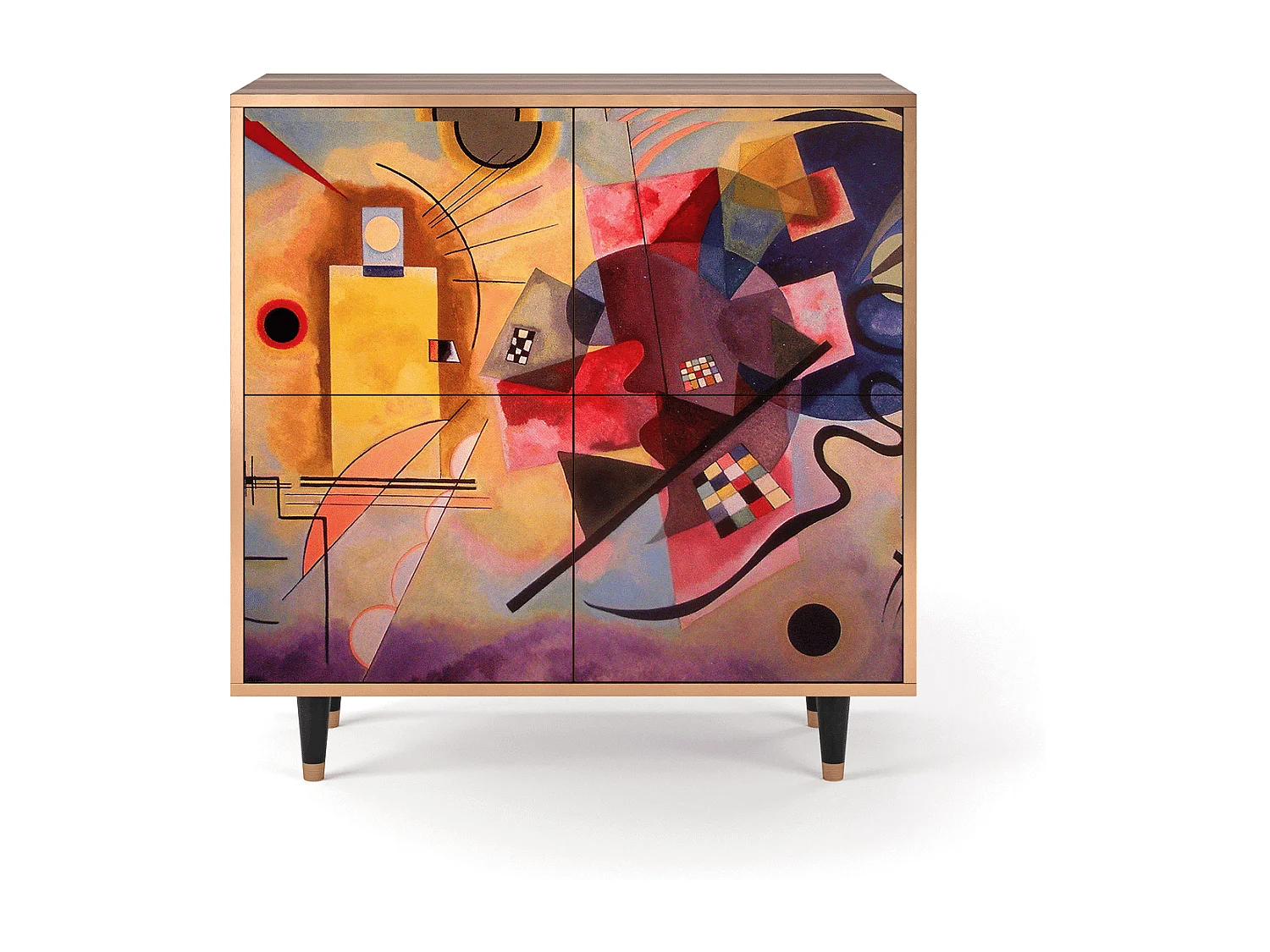 Sideboard - 94x96x48 cm - BS3 - Modern Art, Walnuss